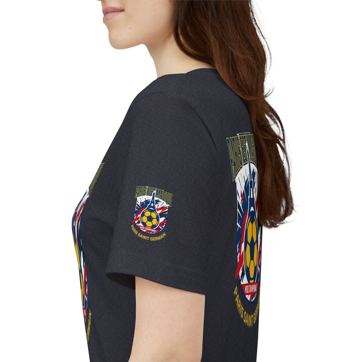 Paris-inspired Soccer Crest Tee | Paris Saint Germain Soccer Fan T-shirt - Trending Novelties & Gifts