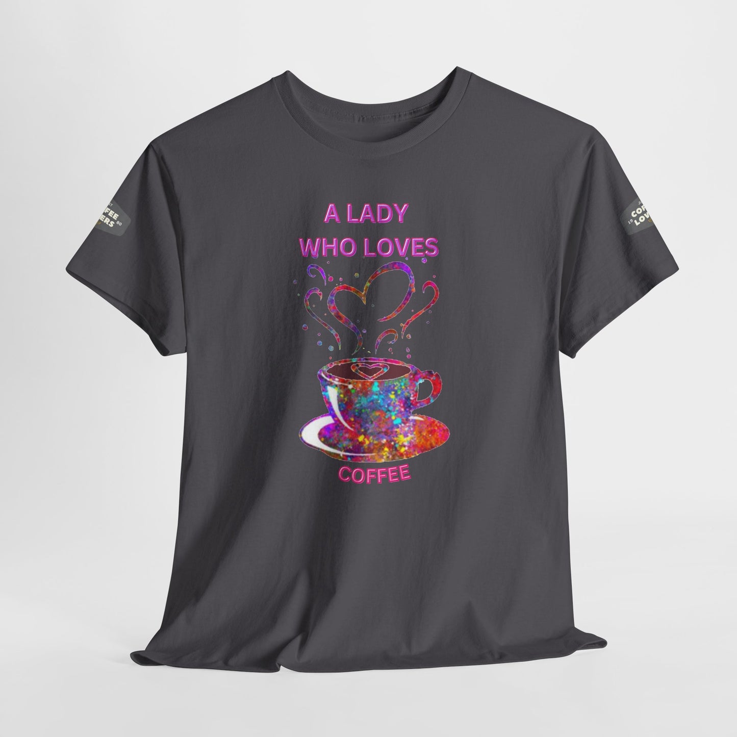 Coffee Lover Cotton Tee - For Women Who Love Coffee