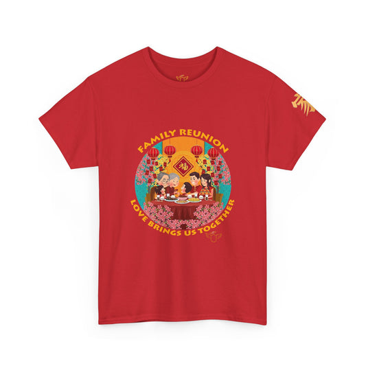 Family Reunion T-Shirt — "Family Reunion: Love Brings Us Together" Novelty Tee