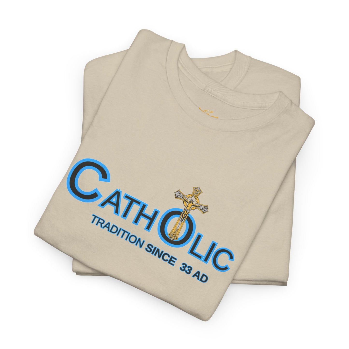 Catholic T‑Shirt "Catholic — Tradition Since 33 AD" — Christian Faith Tee (CT)