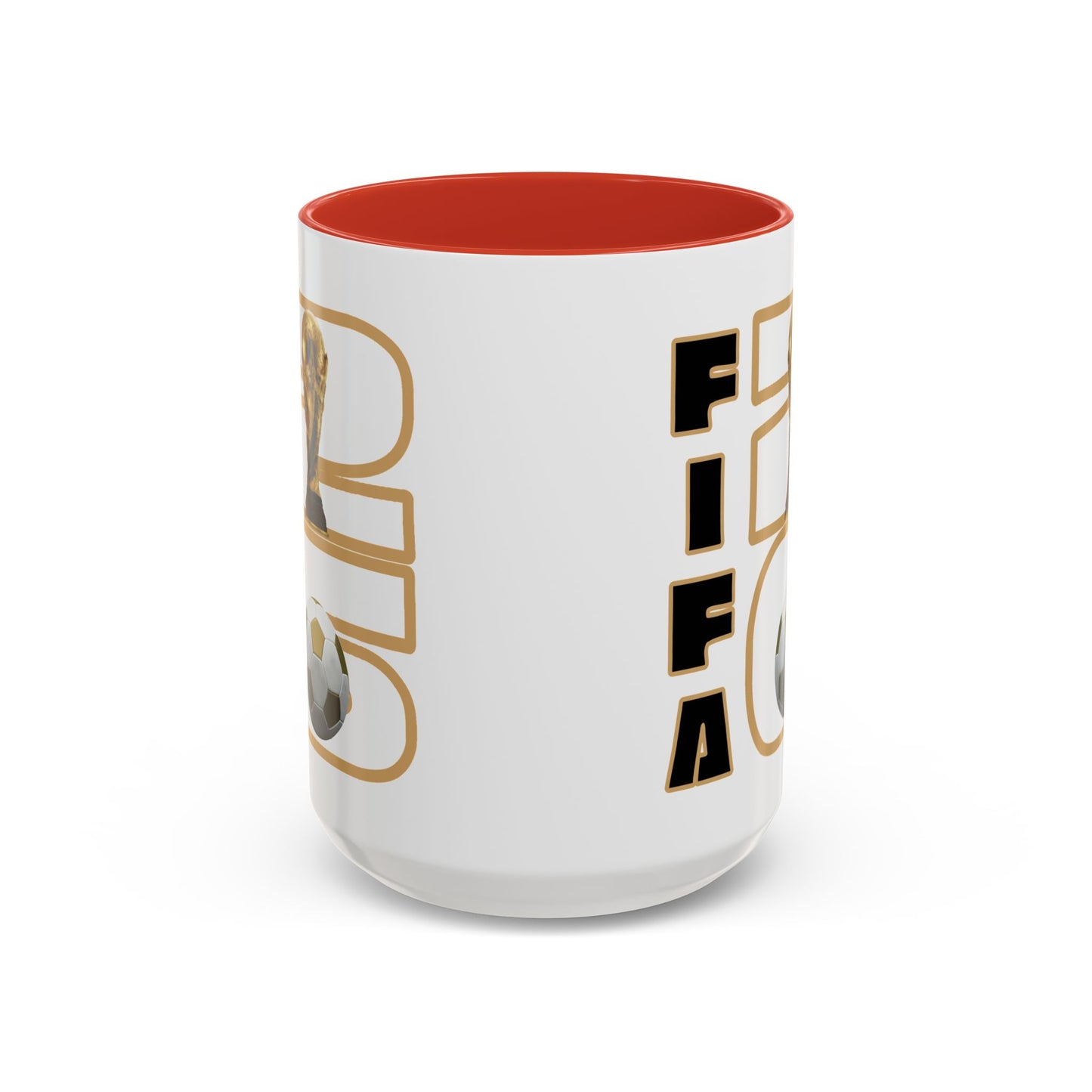 FIFA World Cup '26 Coffee Mug — Soccer Trophy & Ball Graphic 11/15oz