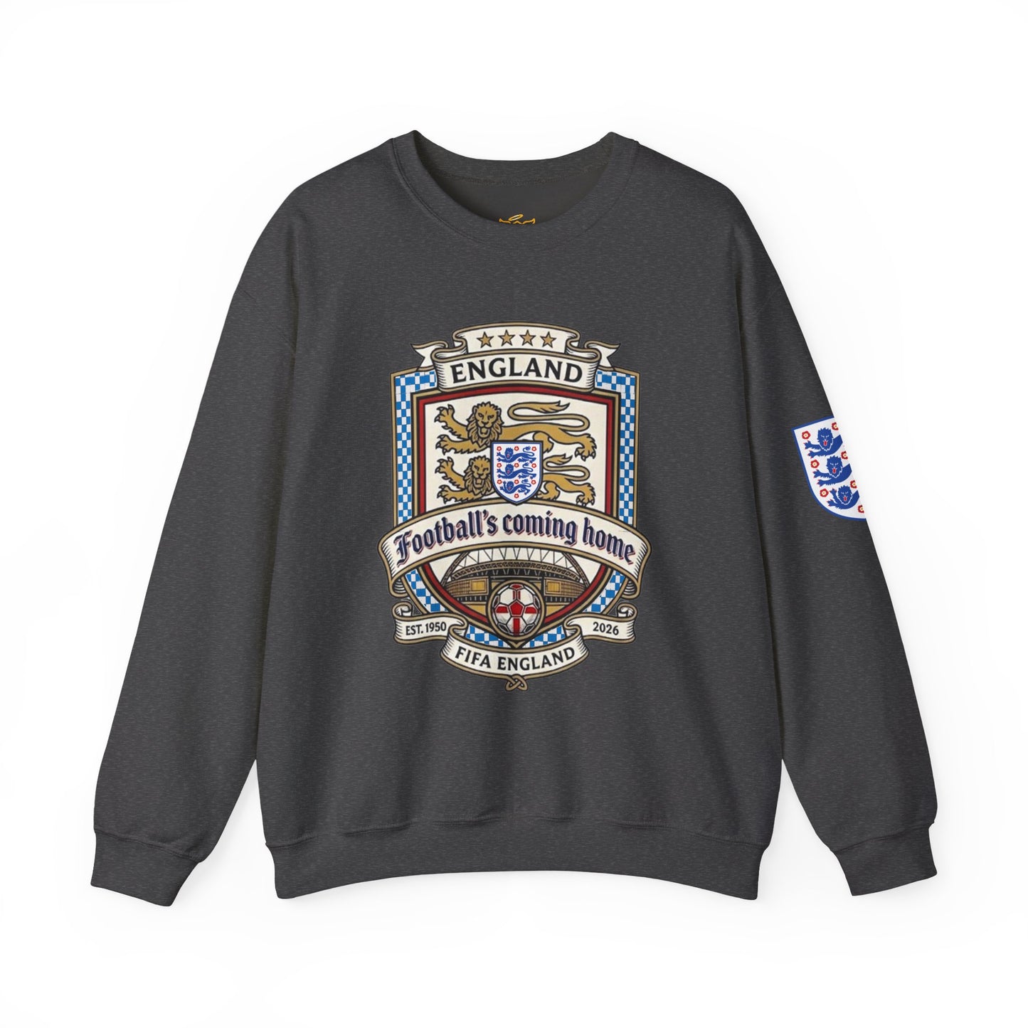 England's Soccer Fans' Crewneck Sweatshirt - "Football's Coming Home"
