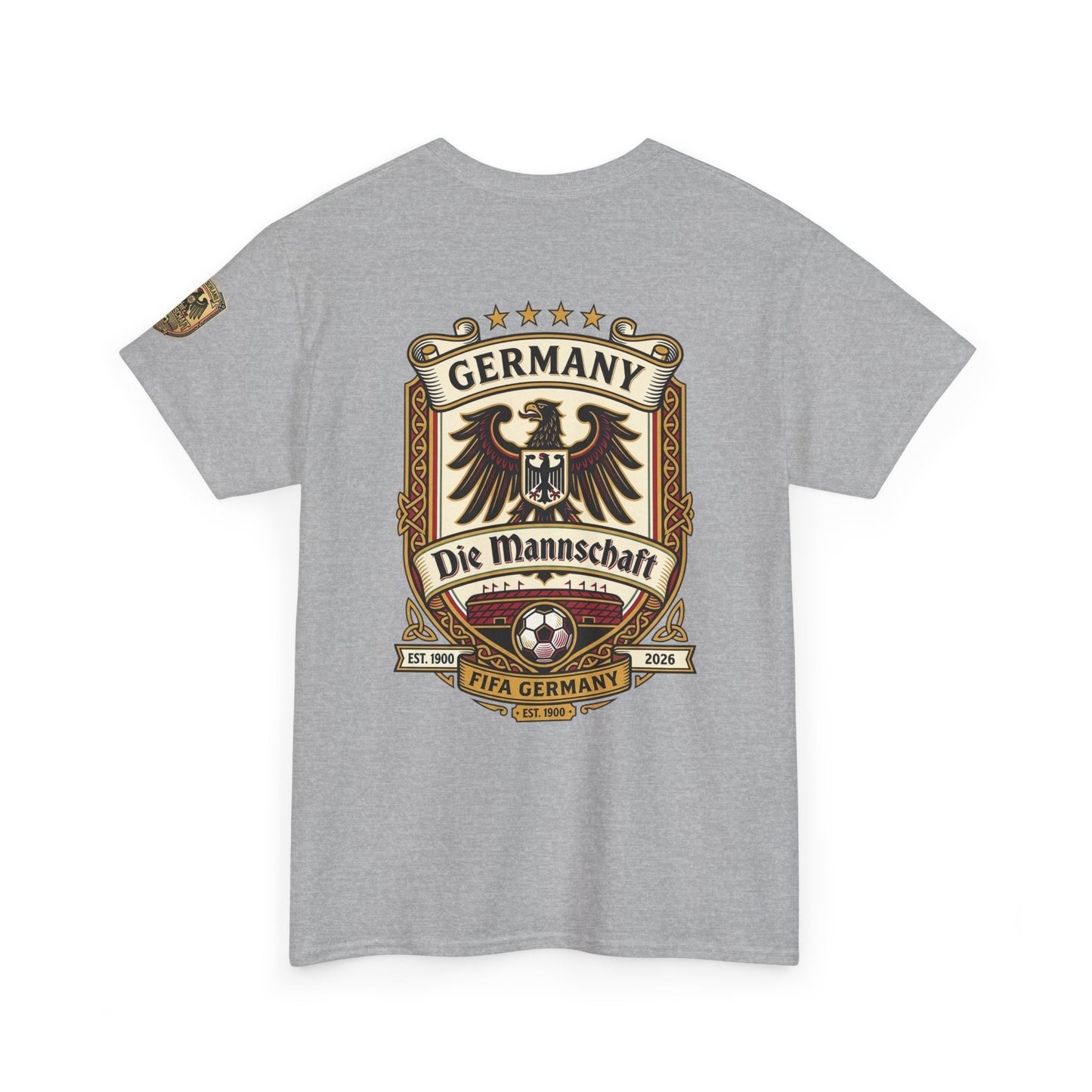 Germany Soccer Crest T-Shirt – "Die Mannschaft" Football Jersey Tee
