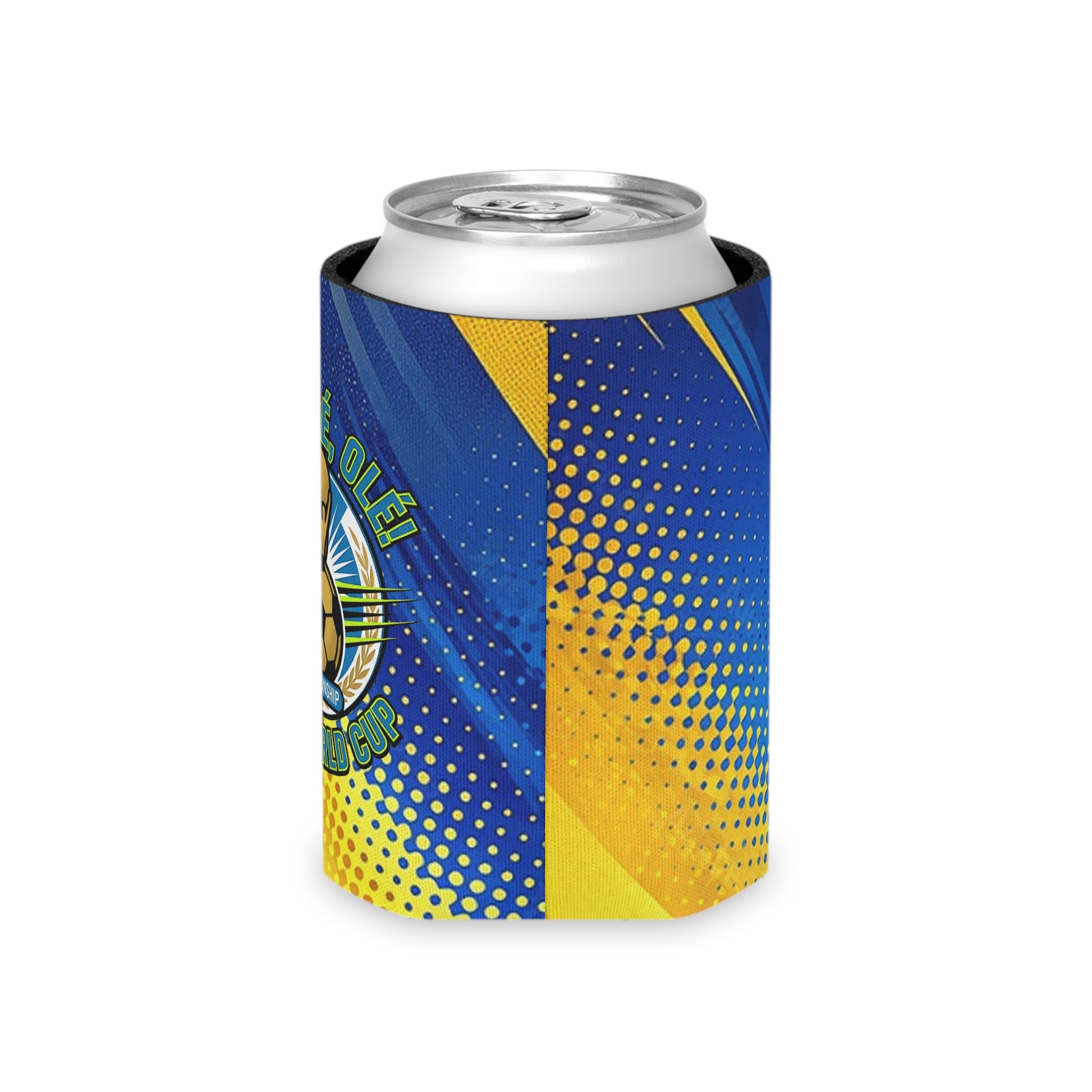 FIFA World Cup Can Cooler — "Olé, Olé, Olé" Soccer Koozie - Trending Novelties & Gifts