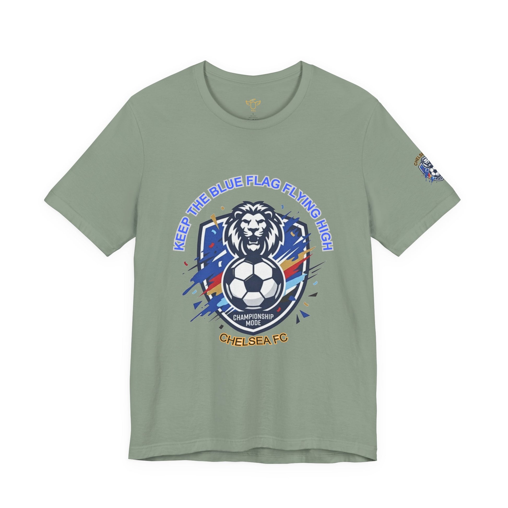 Keep the Blue Flag Flying High Tee | Retro Soccer, Chelsea Pride - Trending Novelties & Gifts