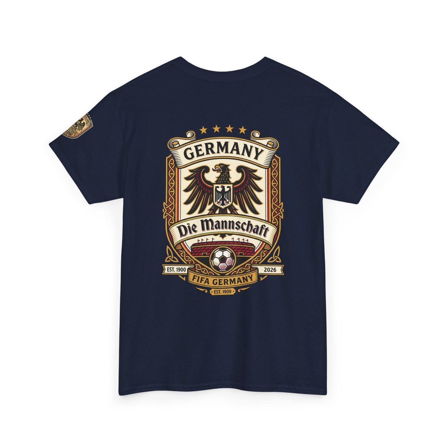 Germany Soccer Crest T-Shirt – "Die Mannschaft" Football Jersey Tee