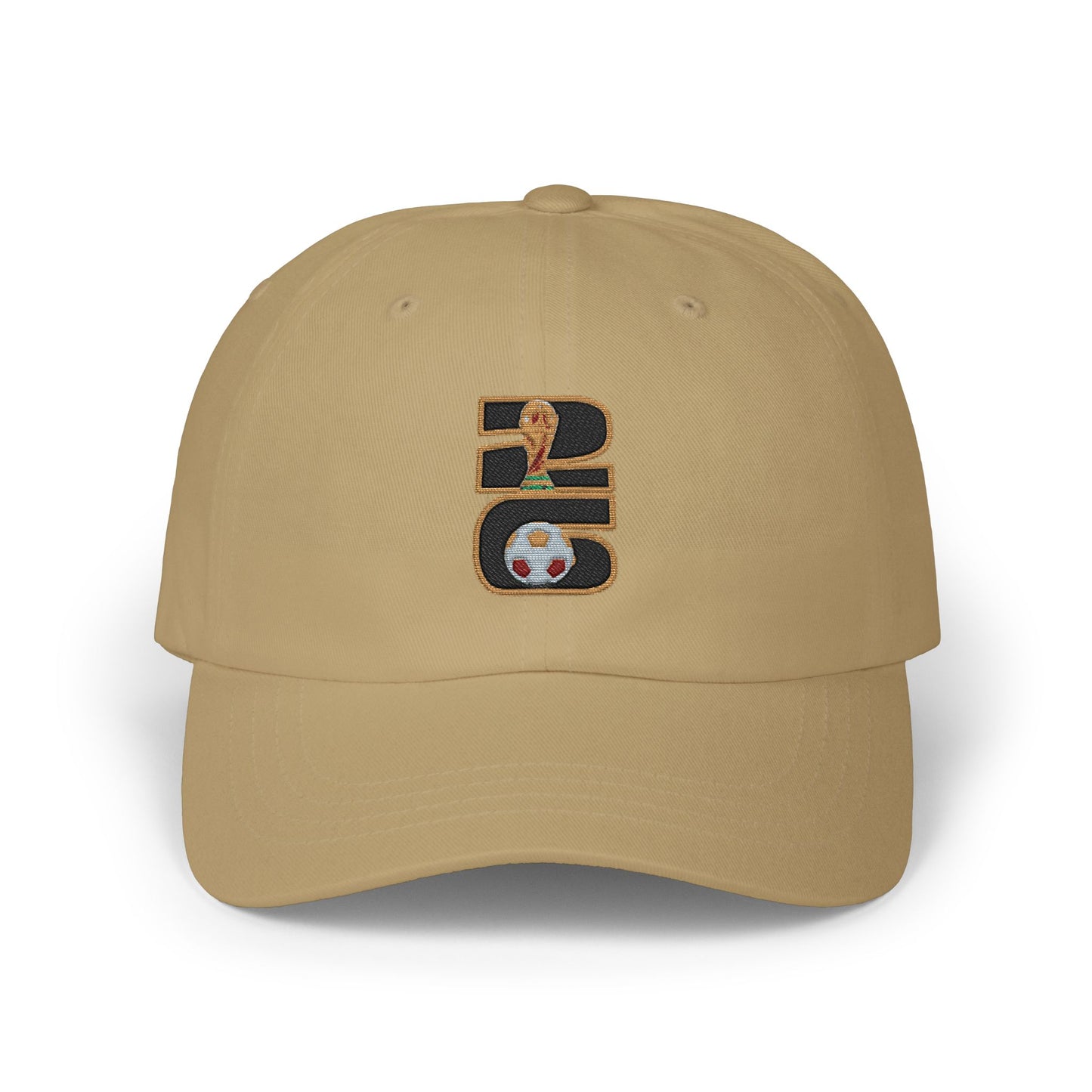 Dad Cap with World Cup Soccer '26 Embroidery —  Adjustable Baseball Hat