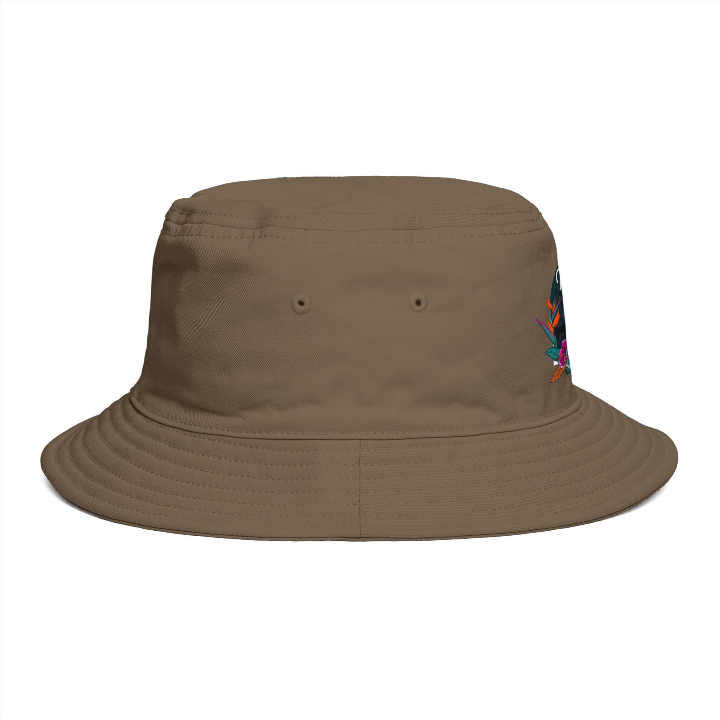 SummerBucket Hat — Tropical Vibes Embroidered Floral Beach Hat - Trending Novelties & Gifts