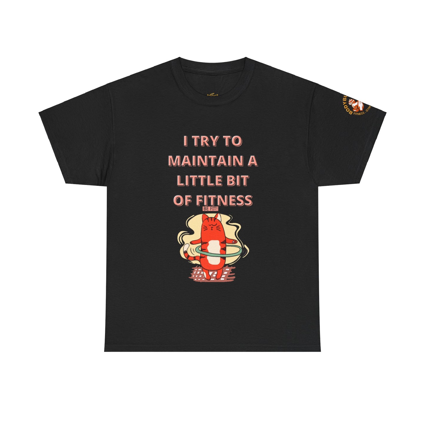 Funny Fitness Quotes Unisex Heavy Cotton Tee. FQT