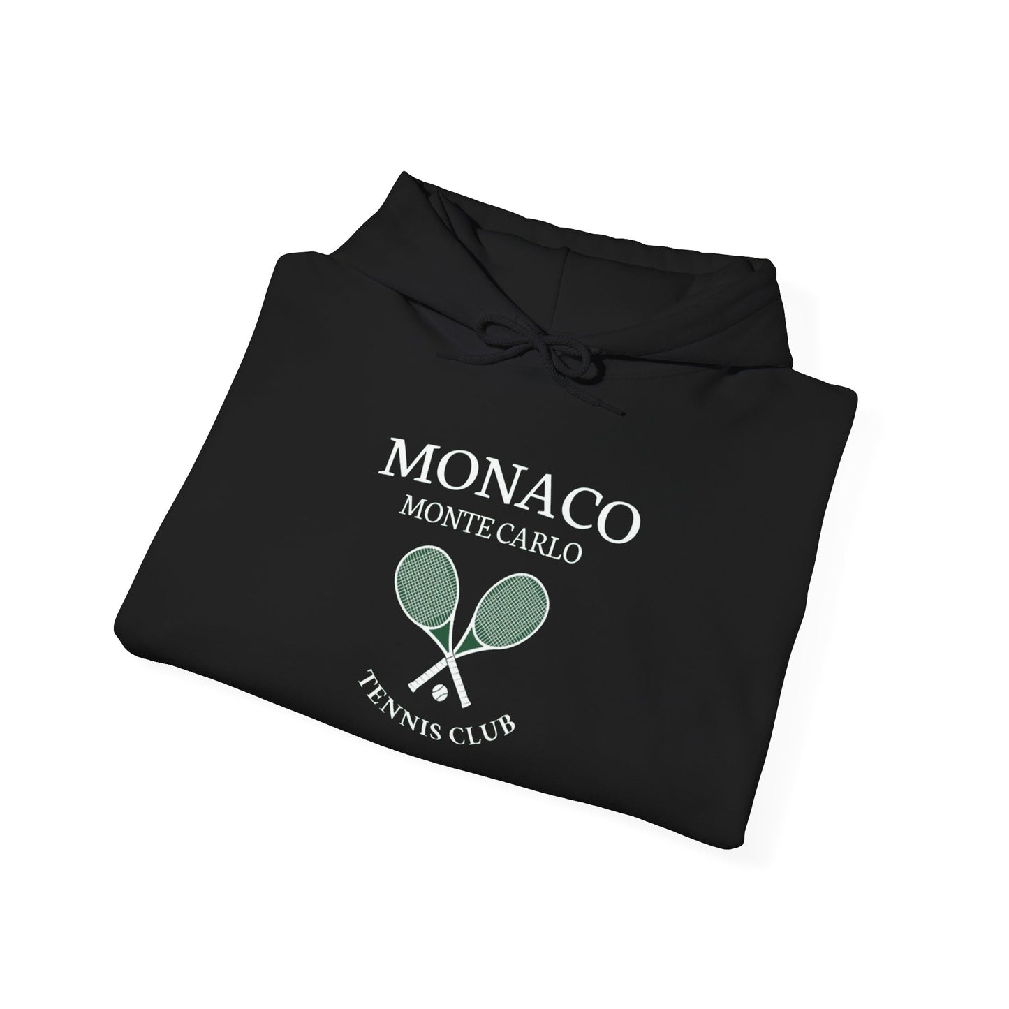 Monaco Monte Carlo Tennis Club Hoodie — Casual Sportswear for Players & Fans.