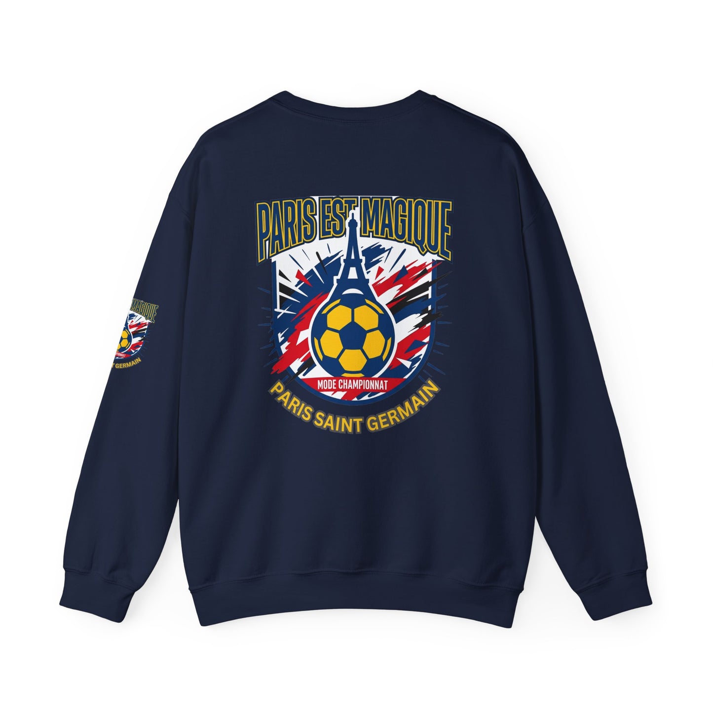 Paris Saint Germain Soccer Crest Sweatshirt | Paris Saint Germain soccer fans Sweatshirt - Trending Novelties & Gifts