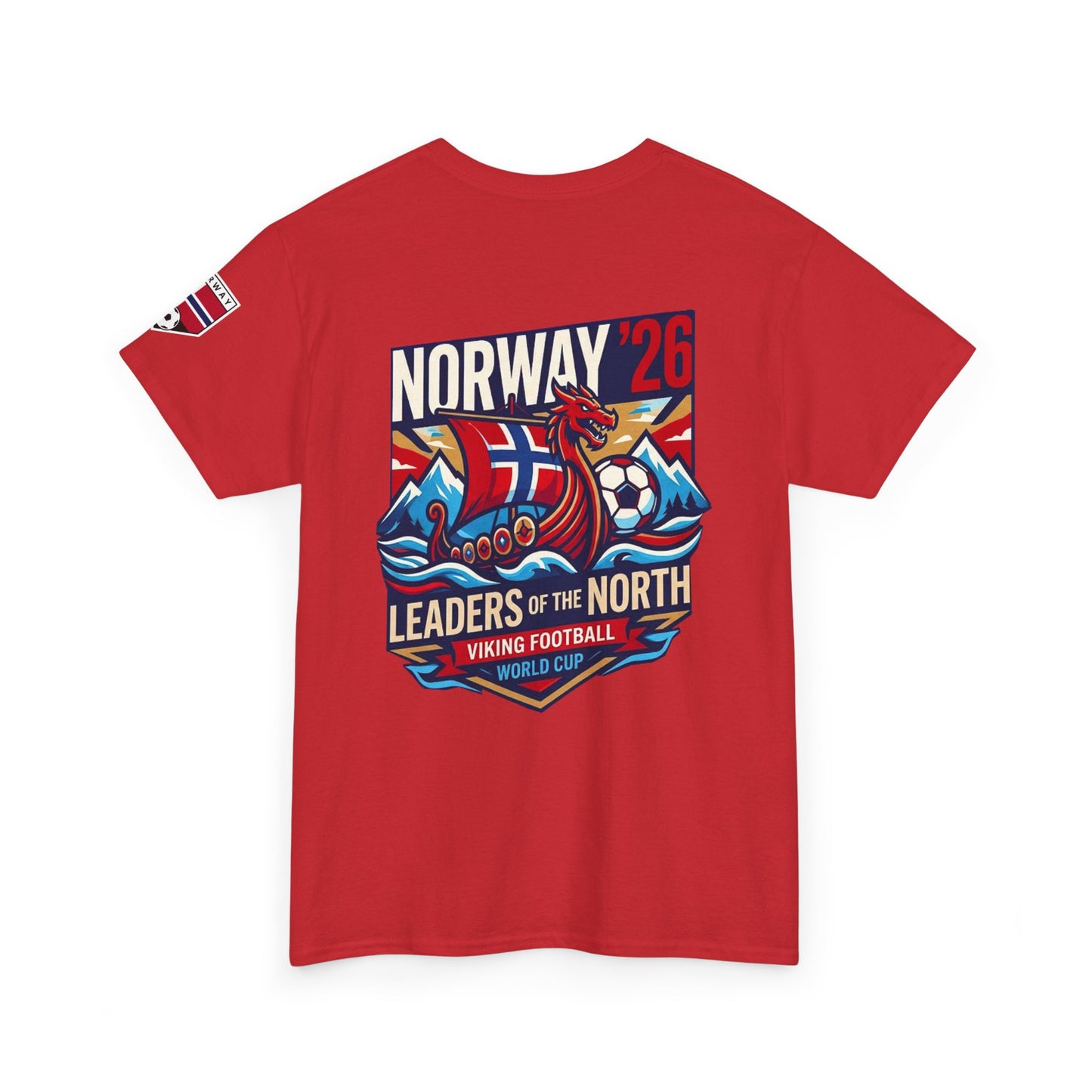 Leaders of the North: Norway '26 Soccer Fan Tee