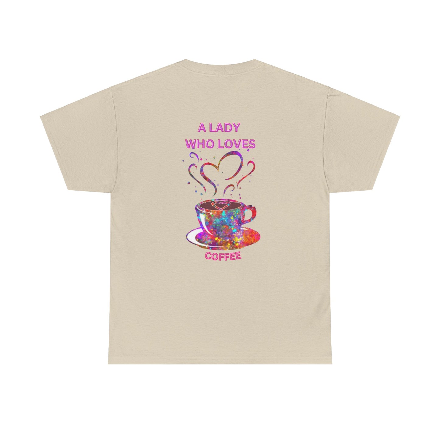 Coffee Lover Cotton Tee - For Women Who Love Coffee