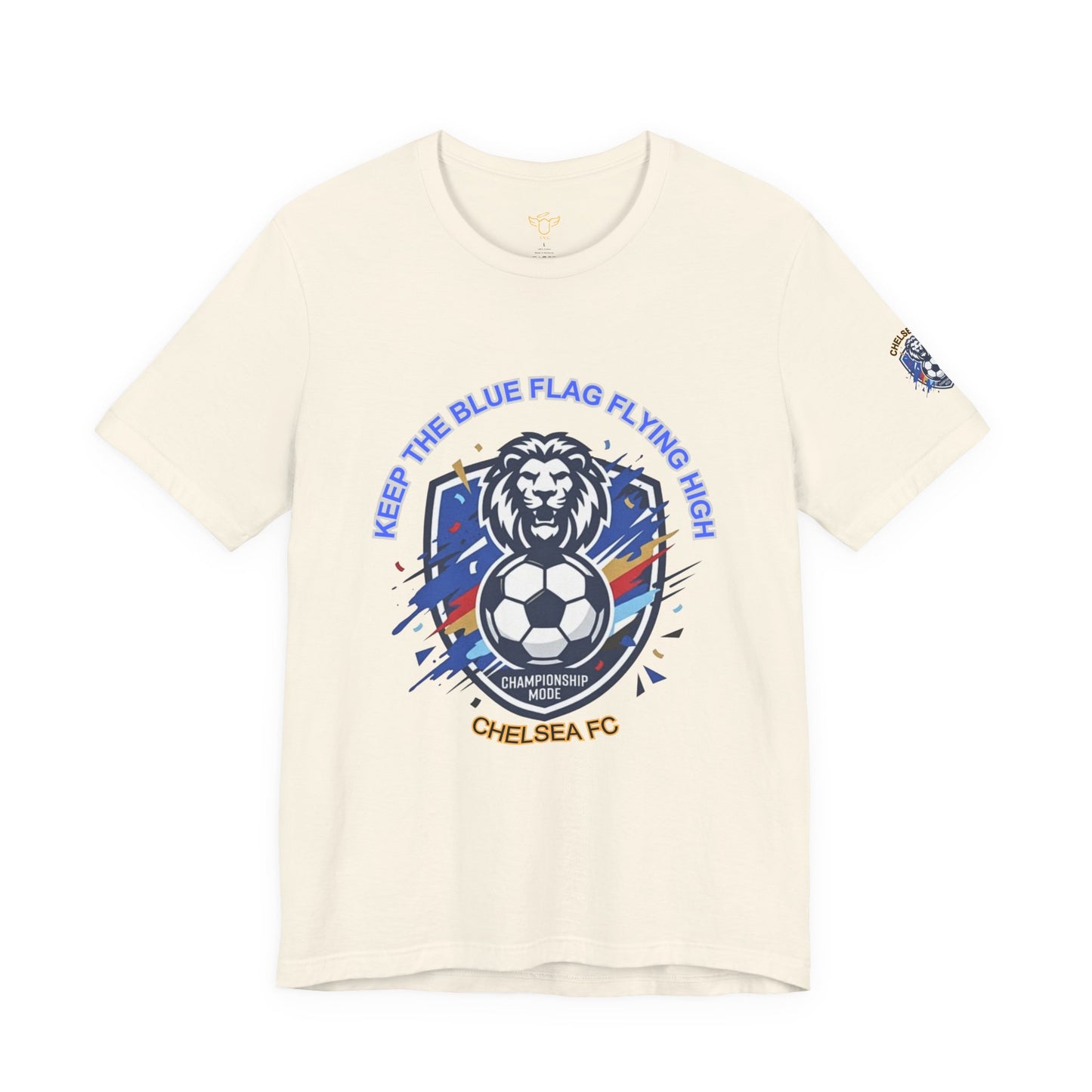 Keep the Blue Flag Flying High Tee | Retro Soccer, Chelsea Pride - Trending Novelties & Gifts