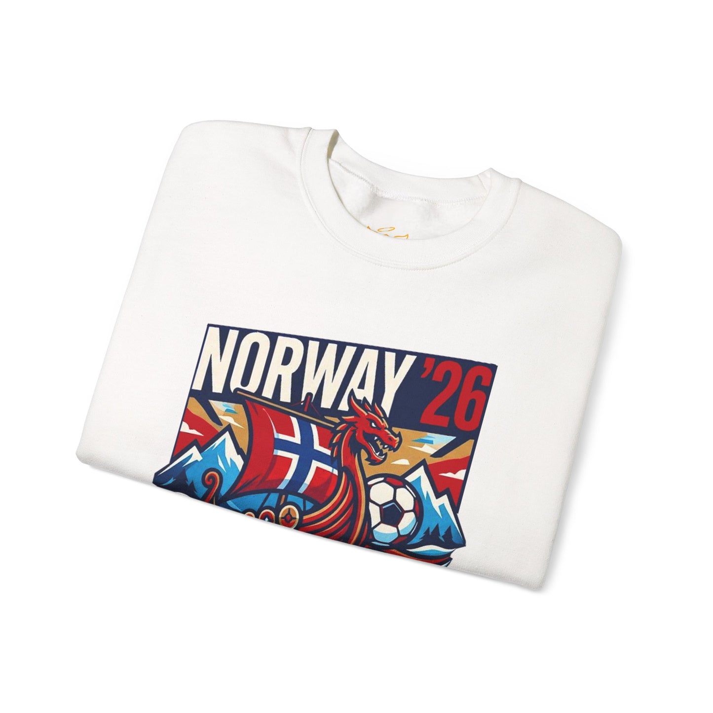 Norway '26 Viking Soccer Sweatshirt — Leaders of the North World Cup Fan Pullover