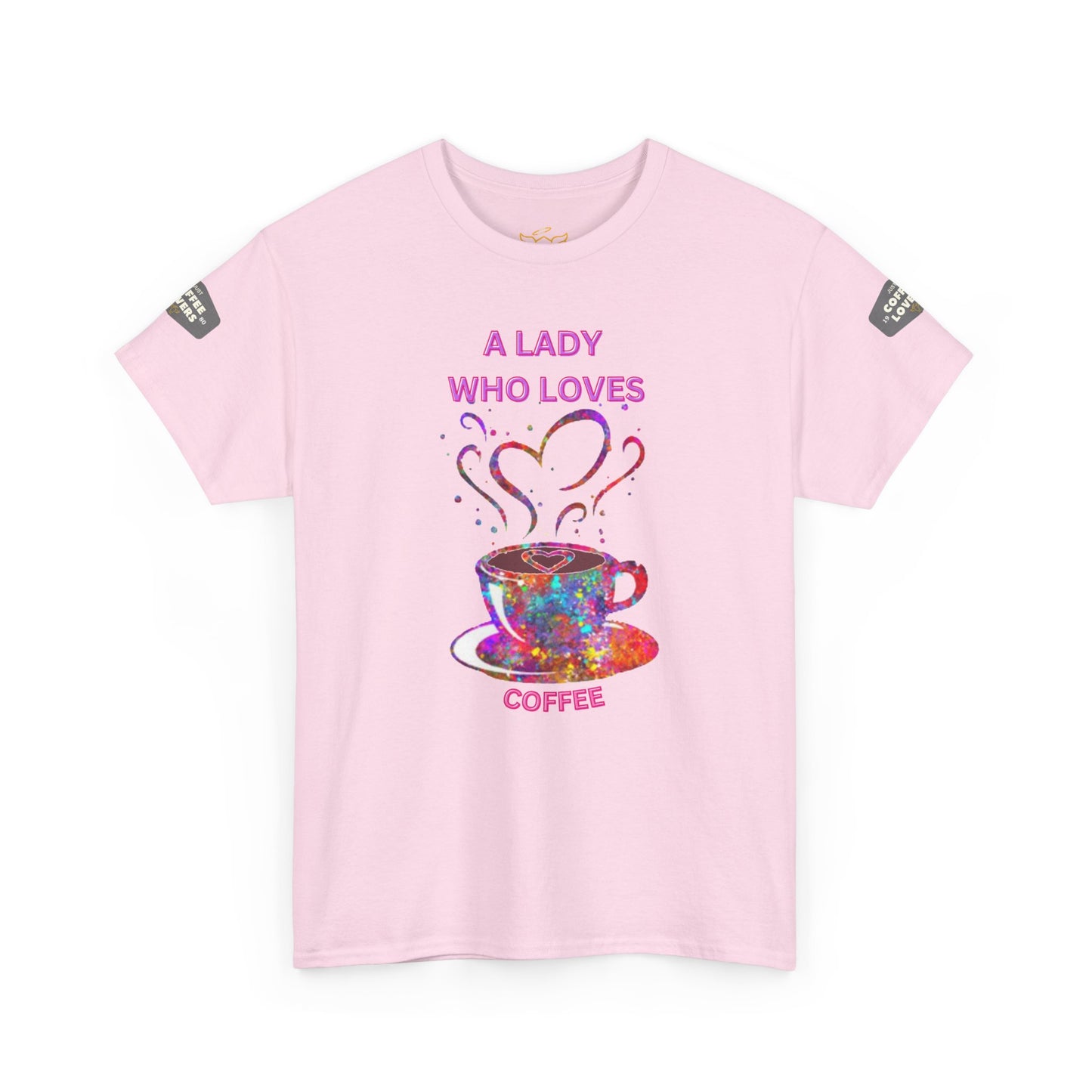 Coffee Lover Cotton Tee - For Women Who Love Coffee