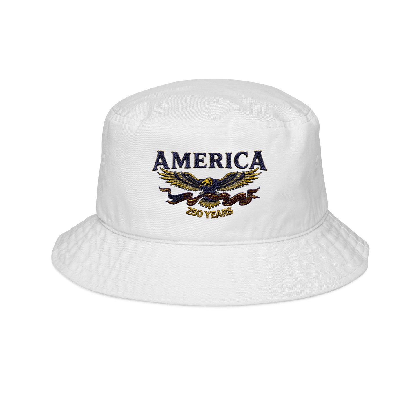 USA 250th Embroidered Eagle Bucket Hat —  USA 250th ANNIVERSARY Bucket Hat - Trending Novelties & Gifts