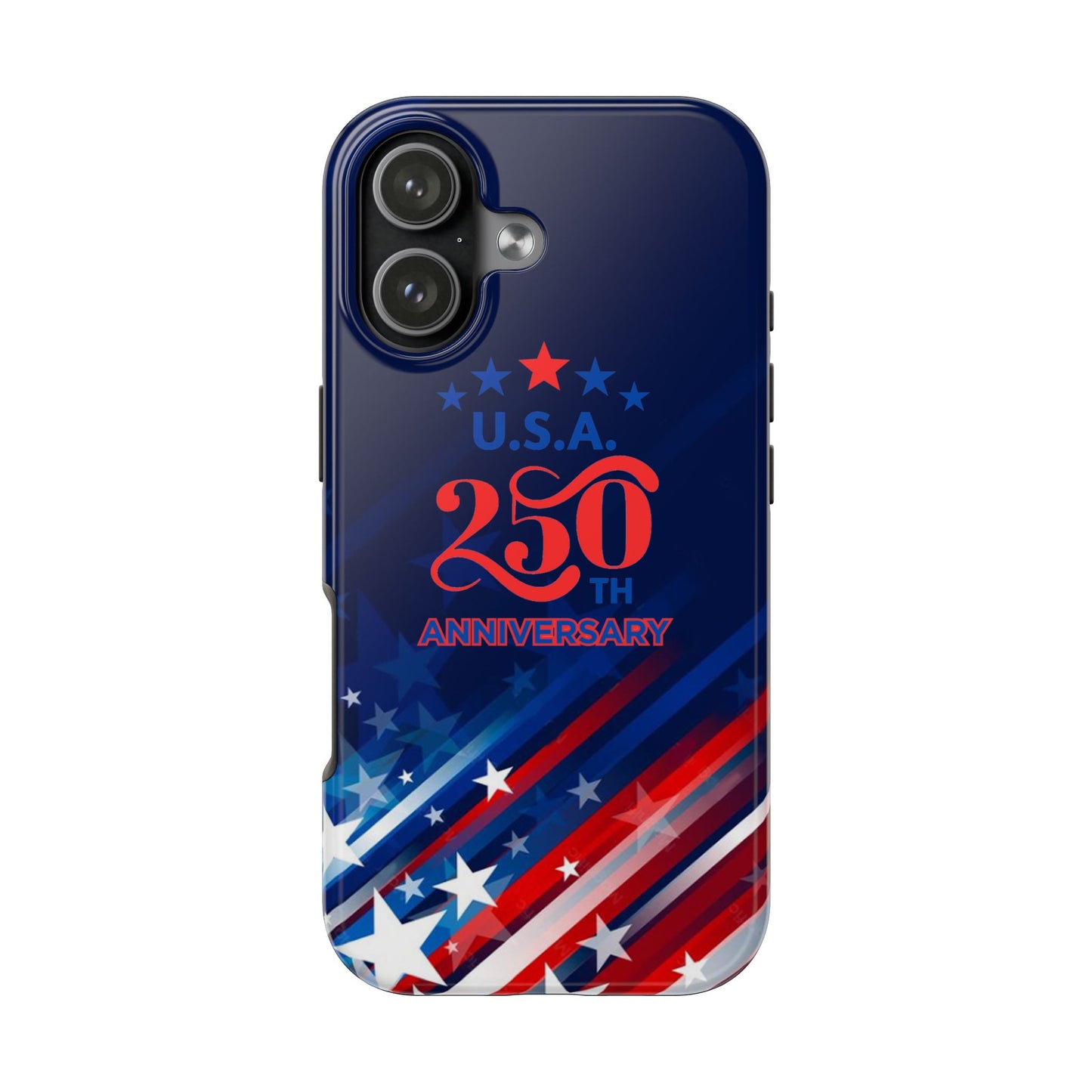USA 250th Anniversary Tough Phone Case – Patriotic "American Flag" Design - Trending Novelties & Gifts