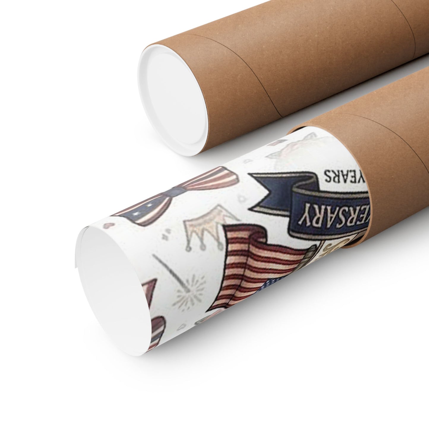 Land of the Free Patriotic Matte Poster — USA 250th Anniversary Bow Wall Art - Trending Novelties & Gifts