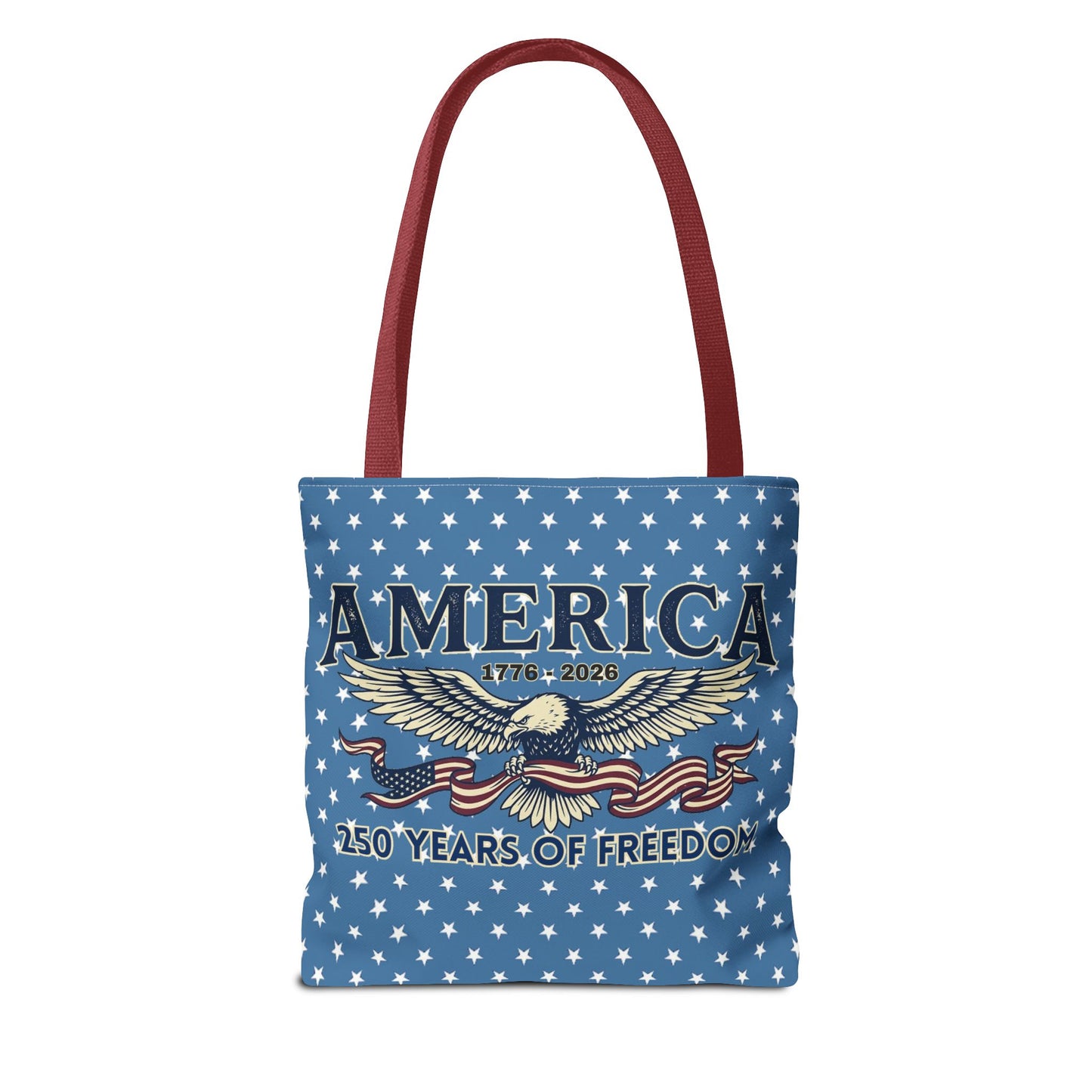 USA 250th ANNIVERSARY Patriotic Tote Bag  | America's 250 Years of Freedom" Eagle Design Tote - Trending Novelties & Gifts