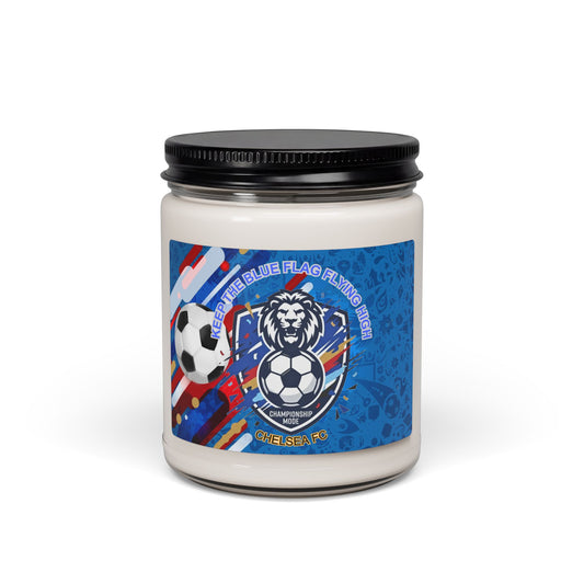 Keep the Blue Flag Flying High Candle | Chelsea Soccer Fans Proud New Label - Trending Novelties & Gifts