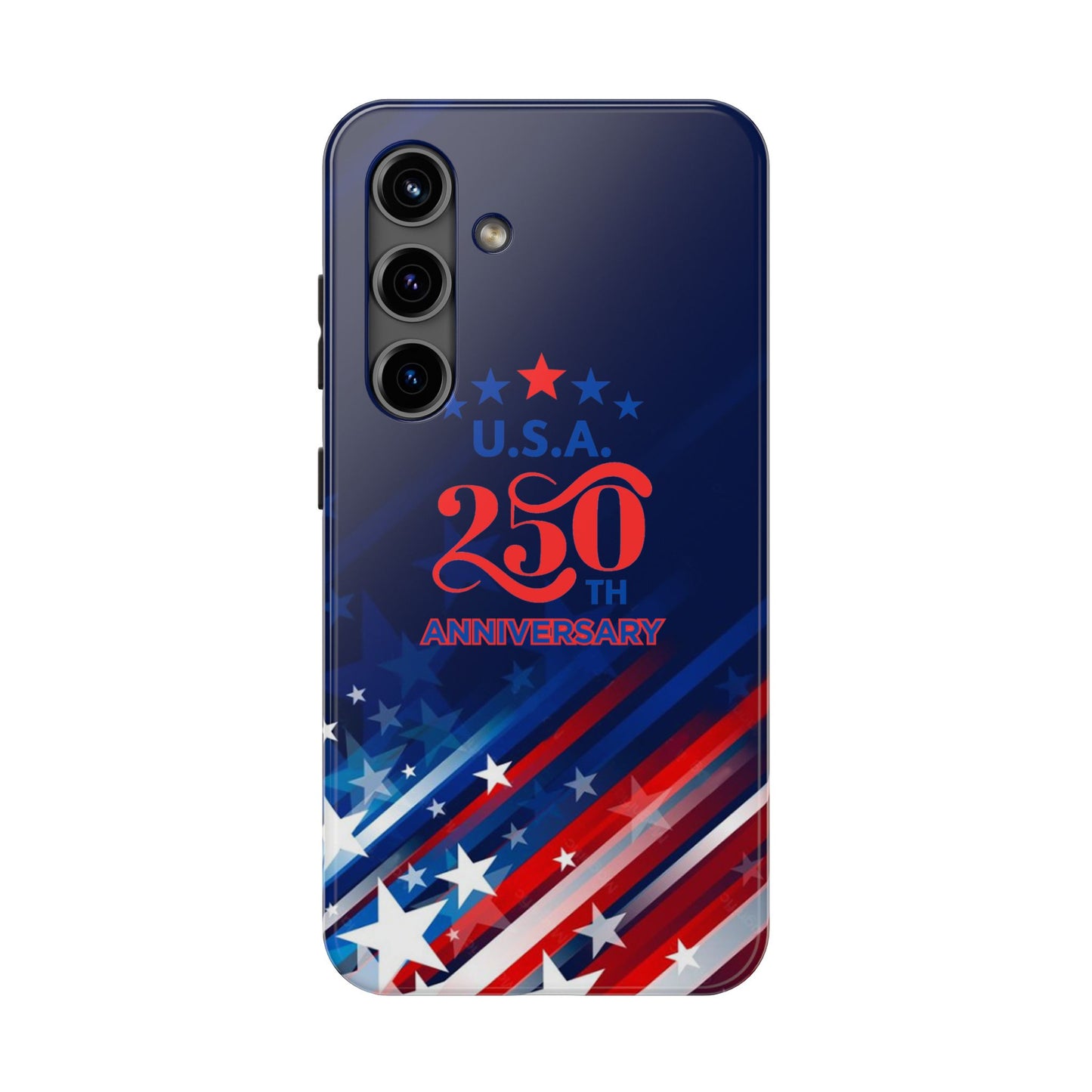 USA 250th Anniversary Tough Phone Case – Patriotic "American Flag" Design - Trending Novelties & Gifts
