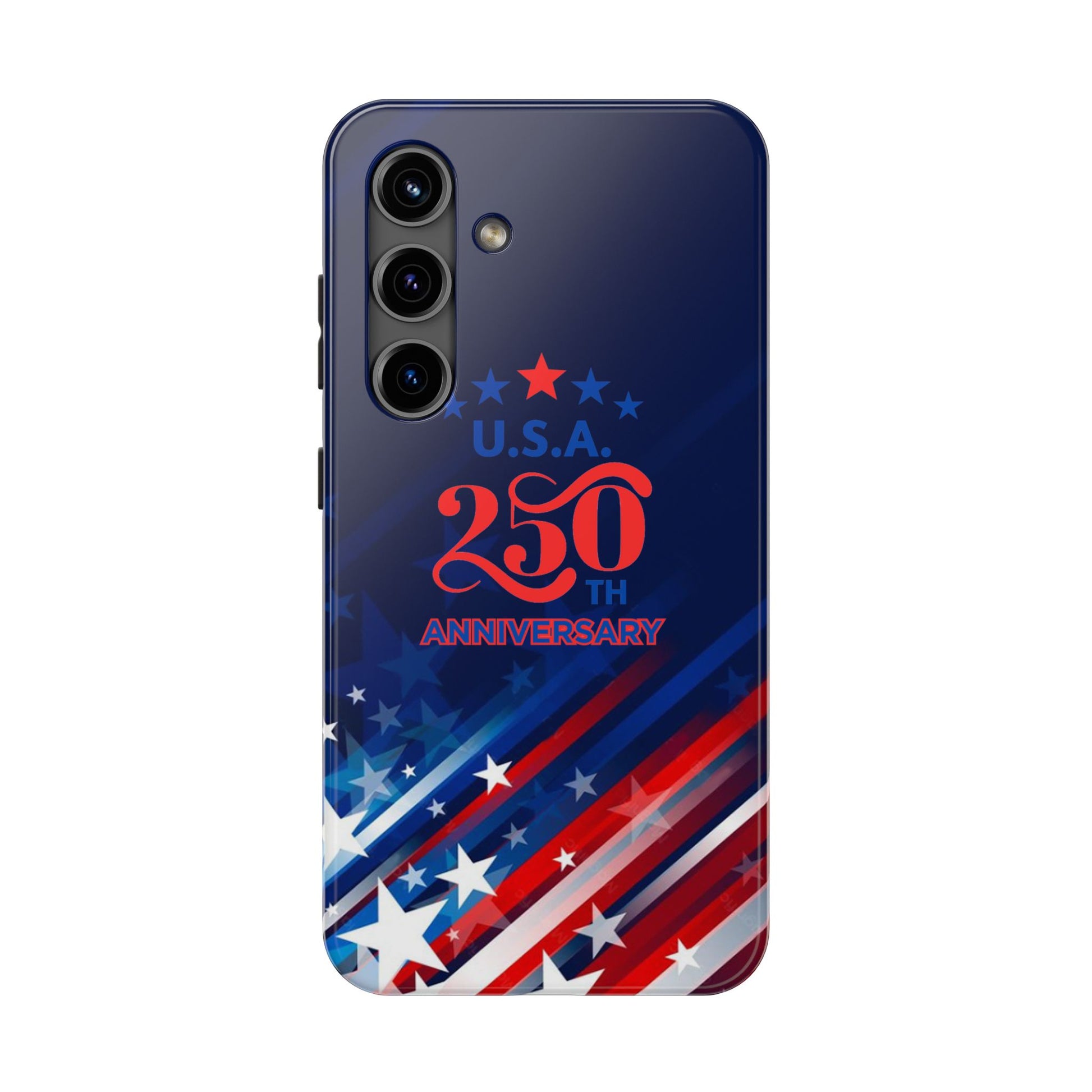 USA 250th Anniversary Tough Phone Case – Patriotic "American Flag" Design - Trending Novelties & Gifts