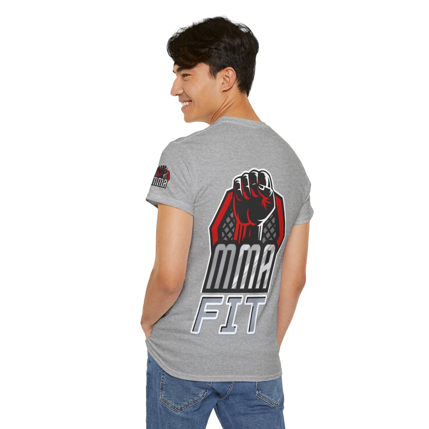 MMA Fitness Quotes - MMA FIT Cotton T-shirt. FQT