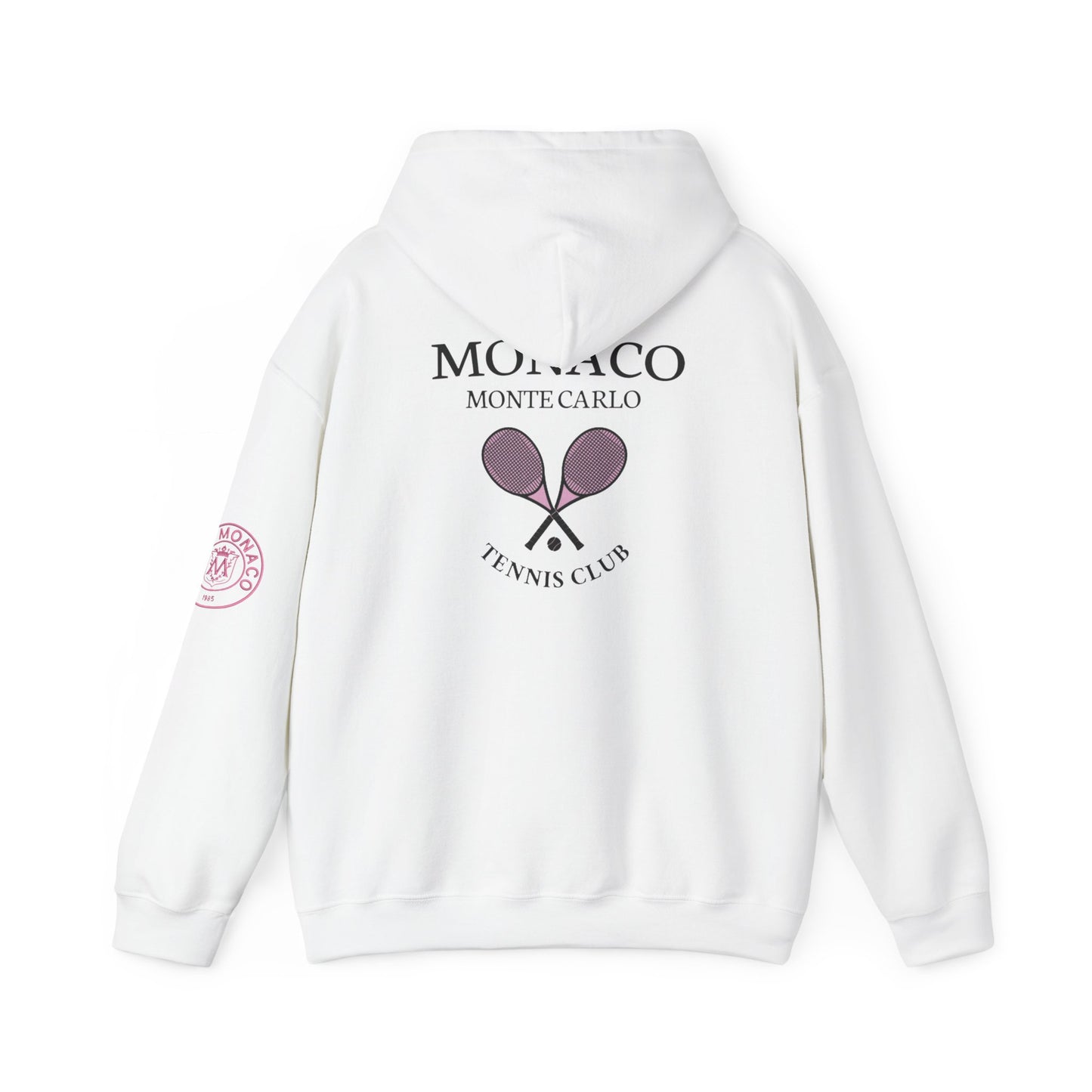 Monaco Monte Carlo Tennis Club Hoodie – Vintage Racket Logo Pullover
