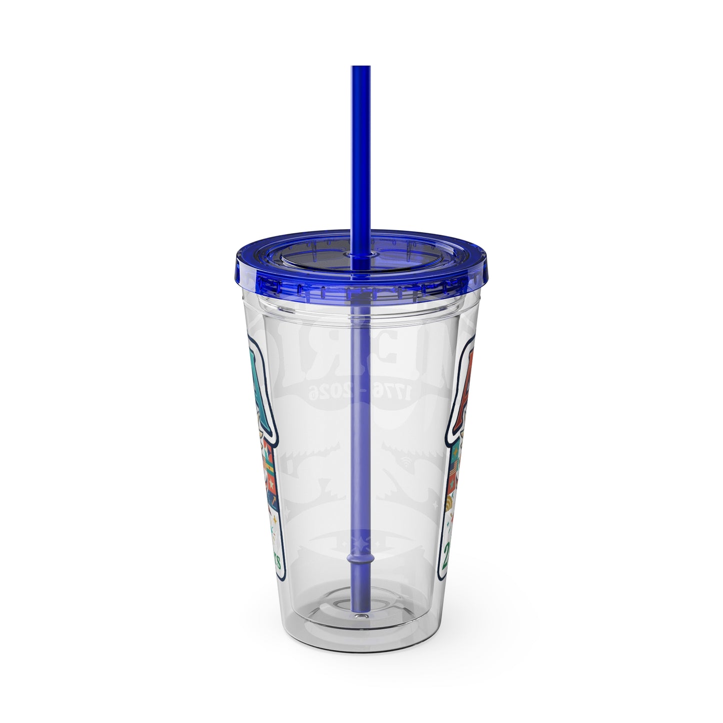 America 250 Years Eagle Tumbler with Straw |  USA 250th ANNIVERSARY Commemorative Drink Cup - Trending Novelties & Gifts