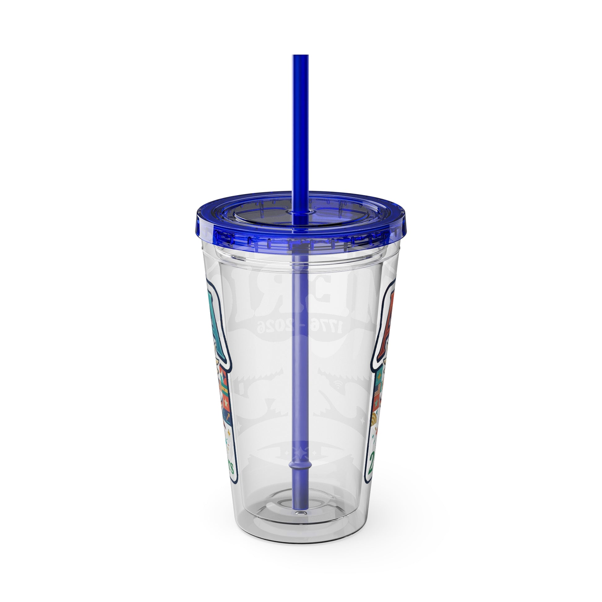America 250 Years Eagle Tumbler with Straw |  USA 250th ANNIVERSARY Commemorative Drink Cup - Trending Novelties & Gifts