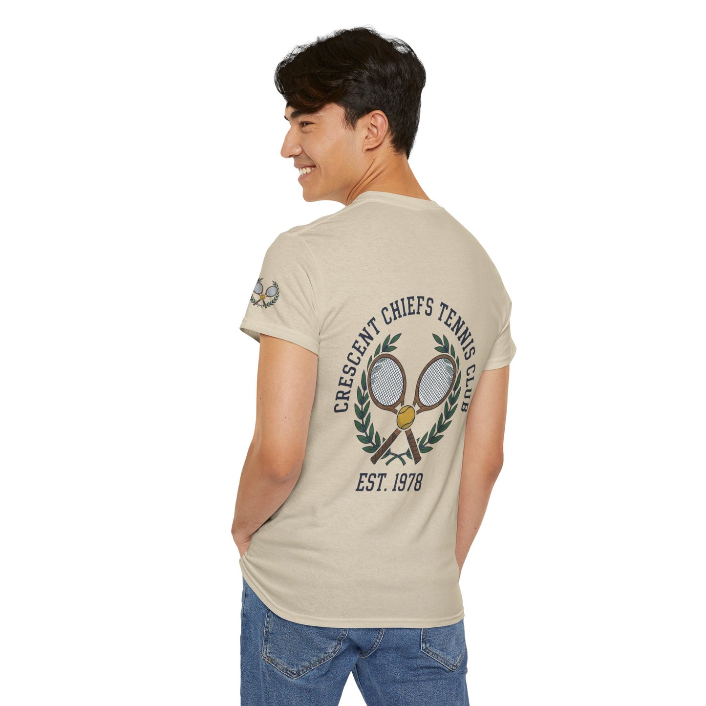 Vintage Tennis T-Shirt — Crescent Chiefs Tennis Club Est. 1978