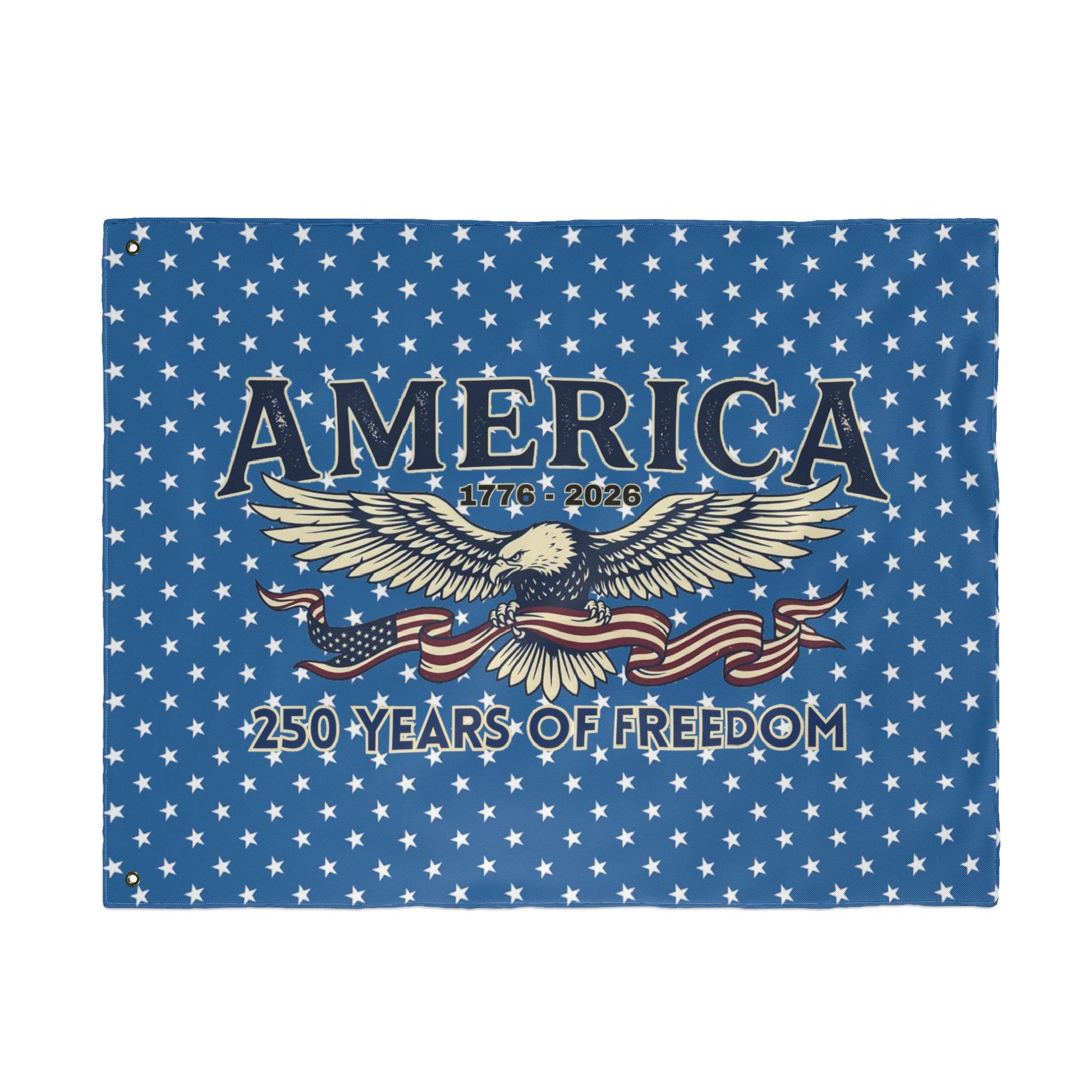 America 250 Years of Freedom Double-Sided Flag with Eagle | USA 250th ANNIVERSARY Double-Sided Flag - Trending Novelties & Gifts