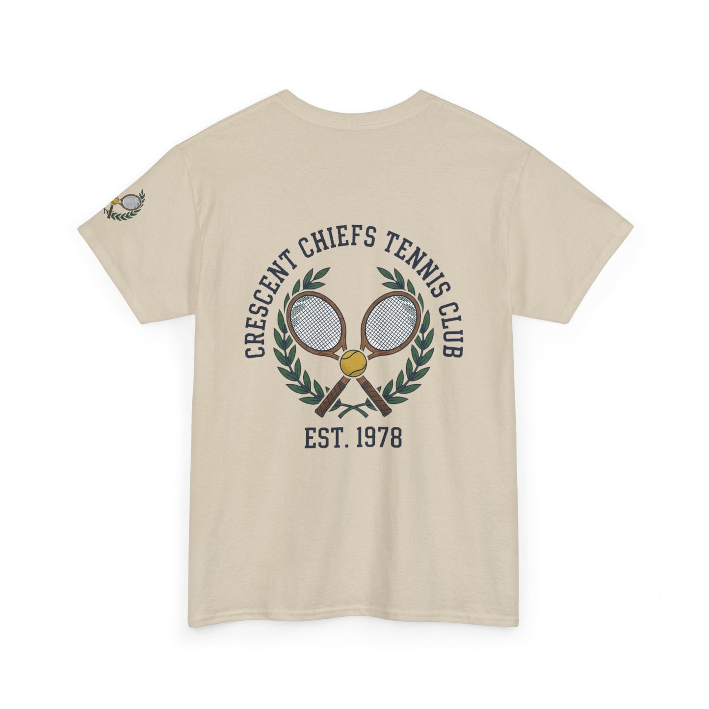 Vintage Tennis T-Shirt — Crescent Chiefs Tennis Club Est. 1978
