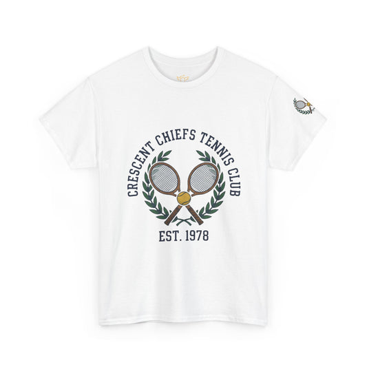 Vintage Tennis T-Shirt — Crescent Chiefs Tennis Club Est. 1978 - Trending Novelties & Gifts