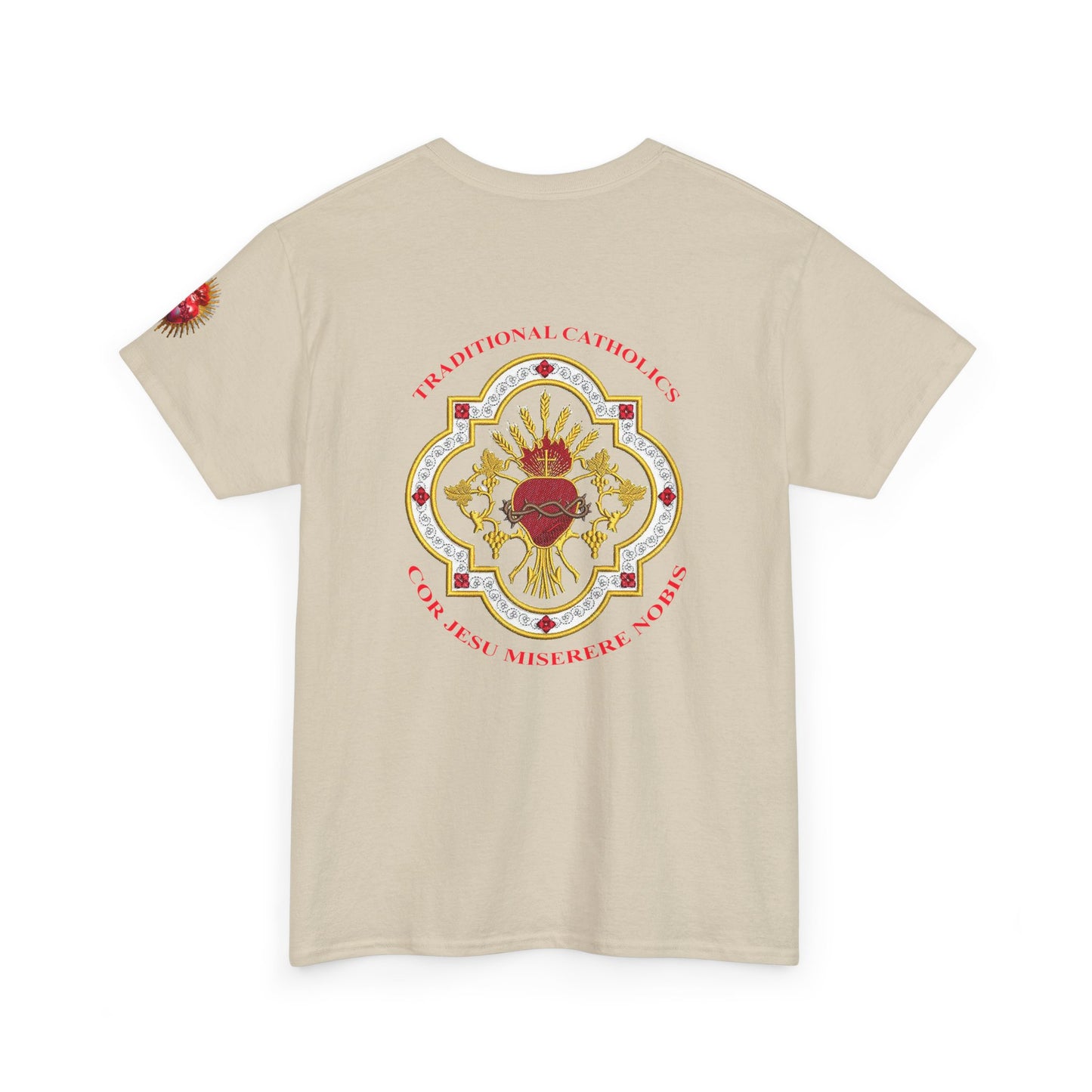 Sacred Heart Catholic Tee — Traditional Devotional Graphic T-Shirt (CT)