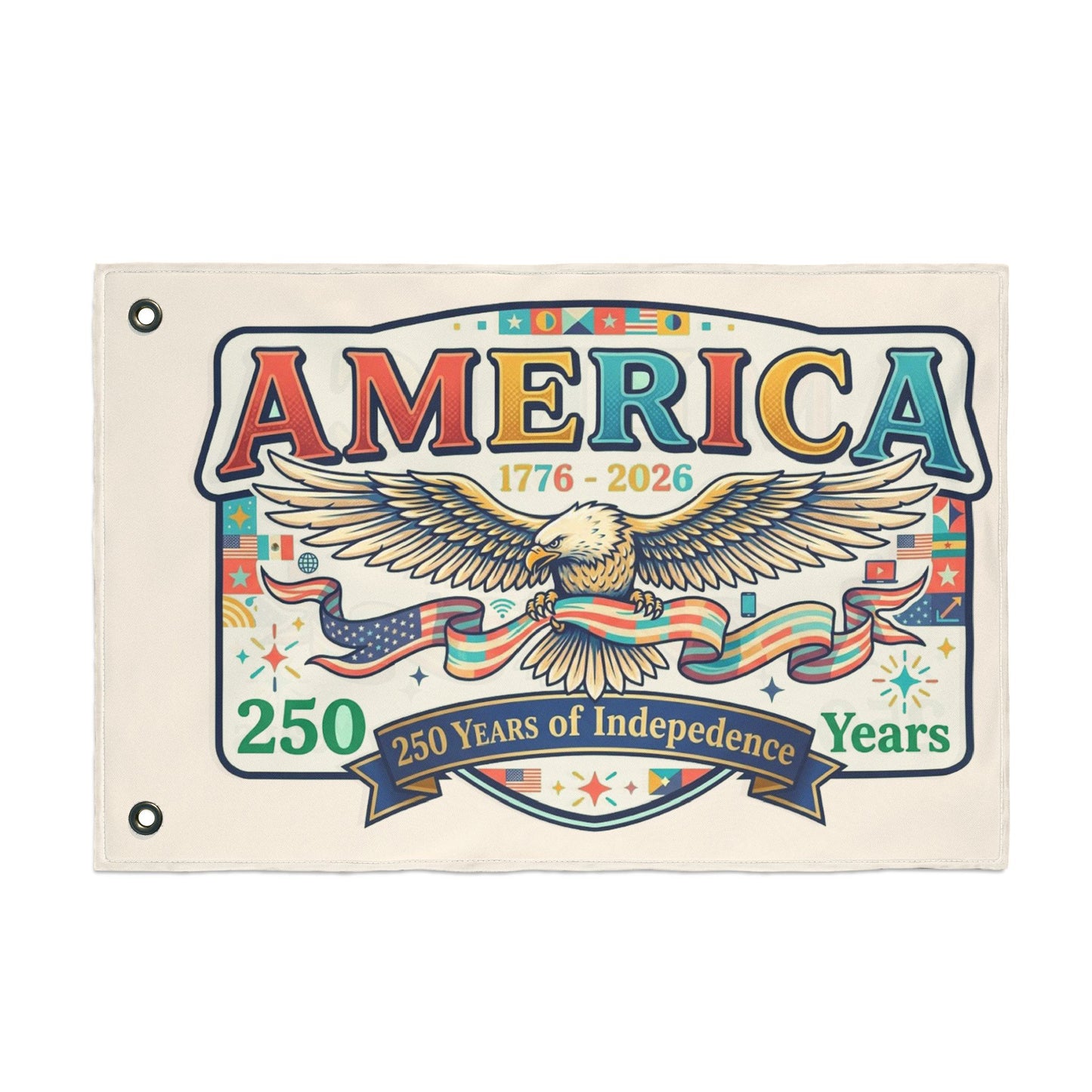 America 250th Anniversary Double-Sided Flag — USA 250th ANNIVERSARY Double-Sided Banner - Trending Novelties & Gifts