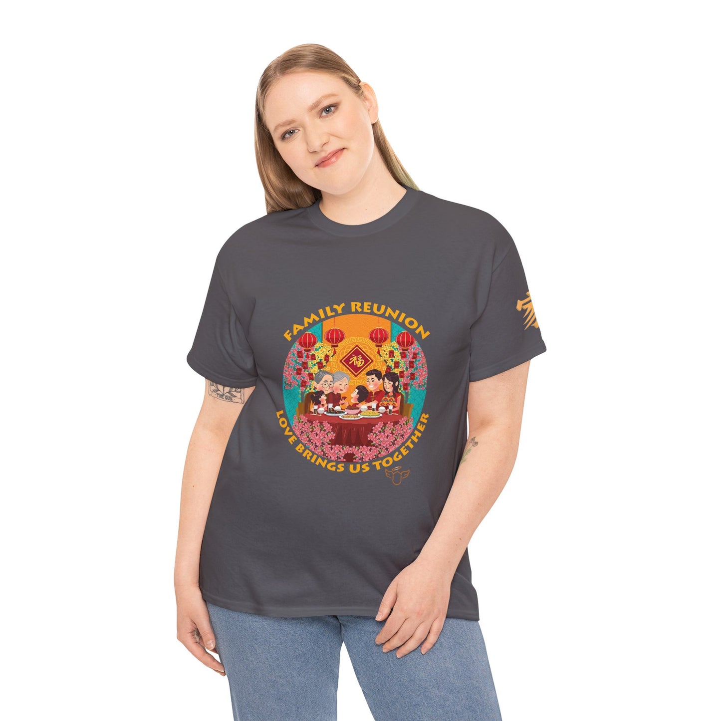 Family Reunion T-Shirt — "Family Reunion: Love Brings Us Together" Novelty Tee