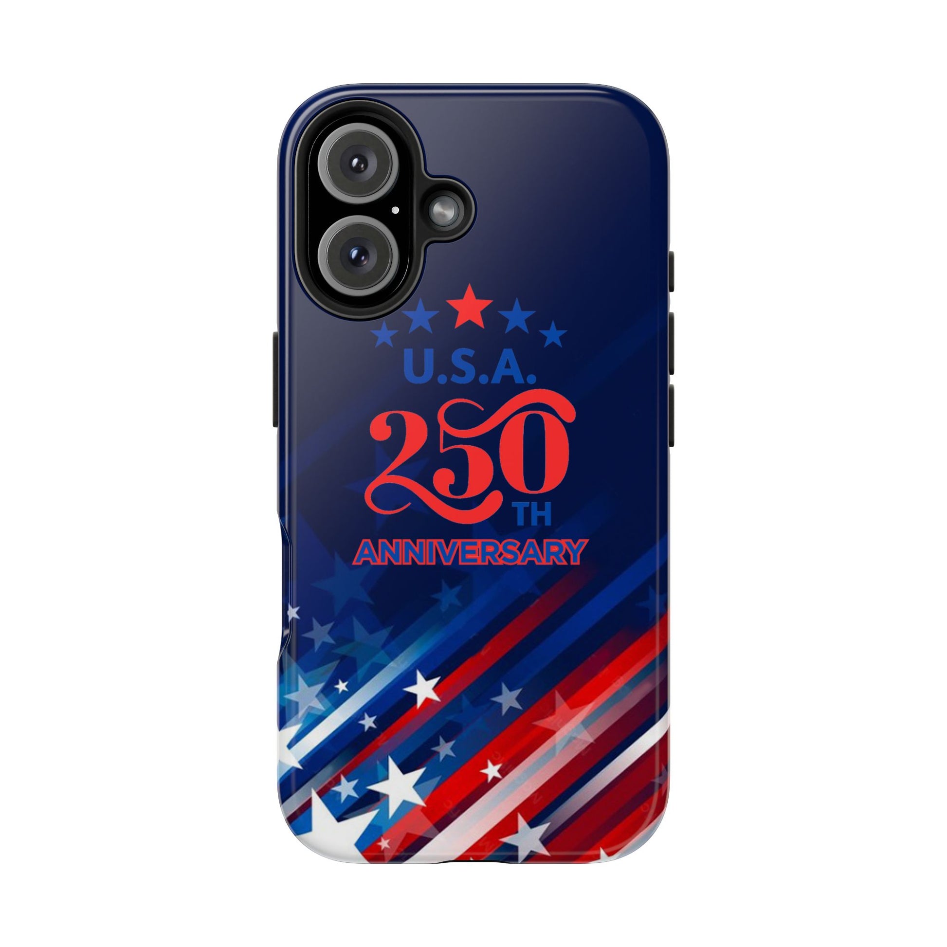 USA 250th Anniversary Tough Phone Case – Patriotic "American Flag" Design - Trending Novelties & Gifts