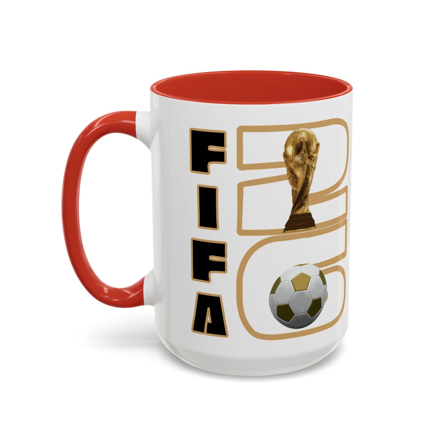 FIFA World Cup '26 Coffee Mug — Soccer Trophy & Ball Graphic 11/15oz - Trending Novelties & Gifts