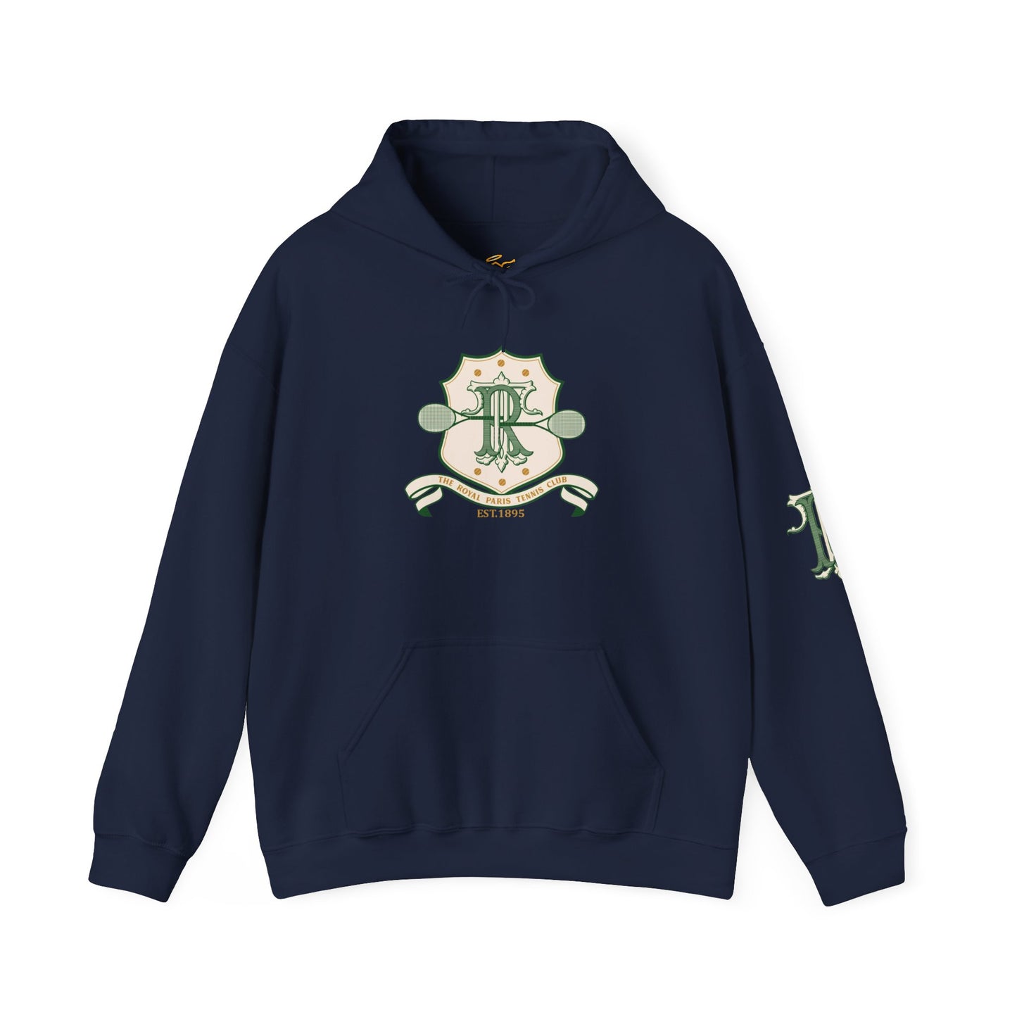 The Royal Paris Tennis Club Hoodie – Vintage Tennis  Crest Pullover