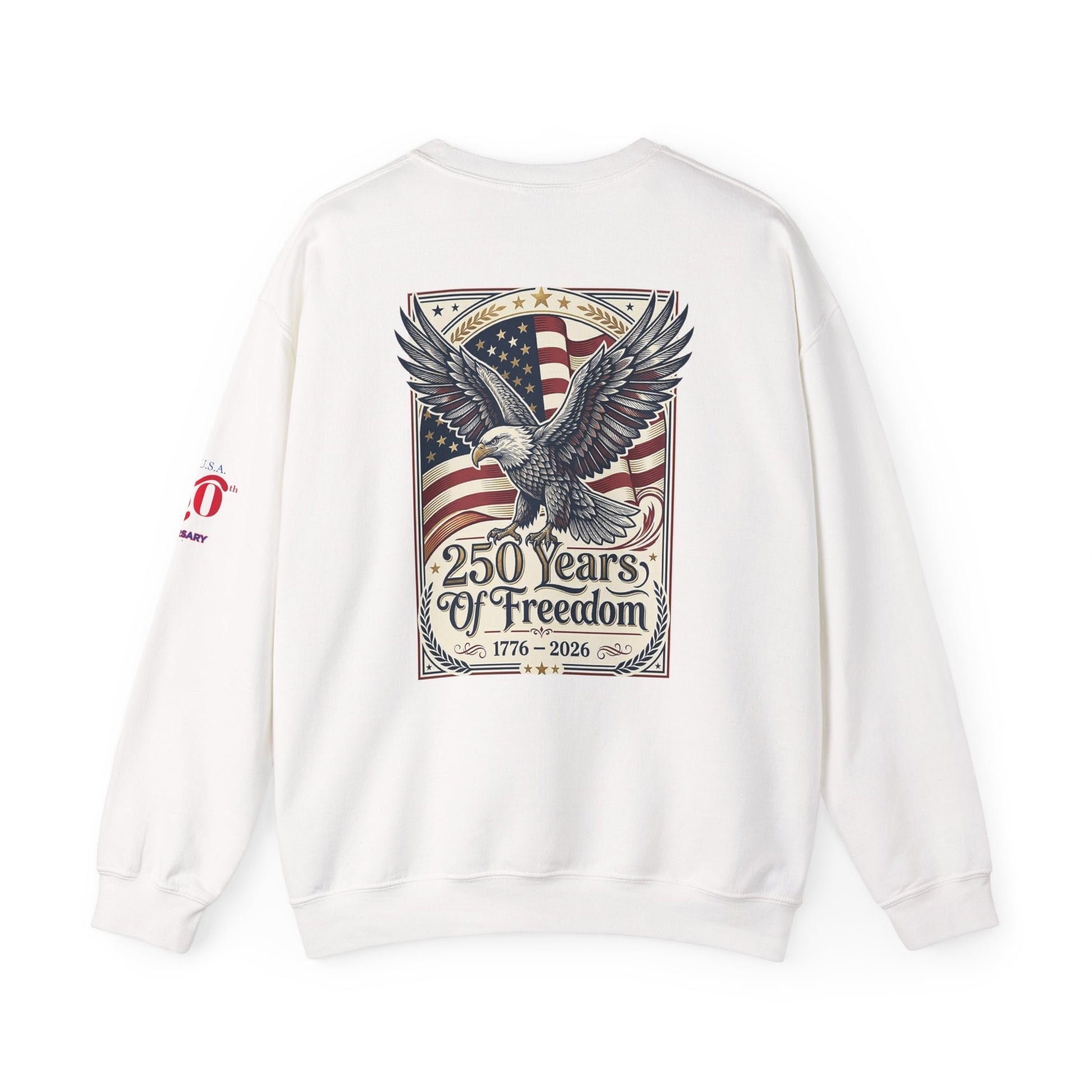 USA 250th ANNIVERSARY Crewneck Sweatshirt — America 250 Years of Freedom Sweatshirt - Trending Novelties & Gifts