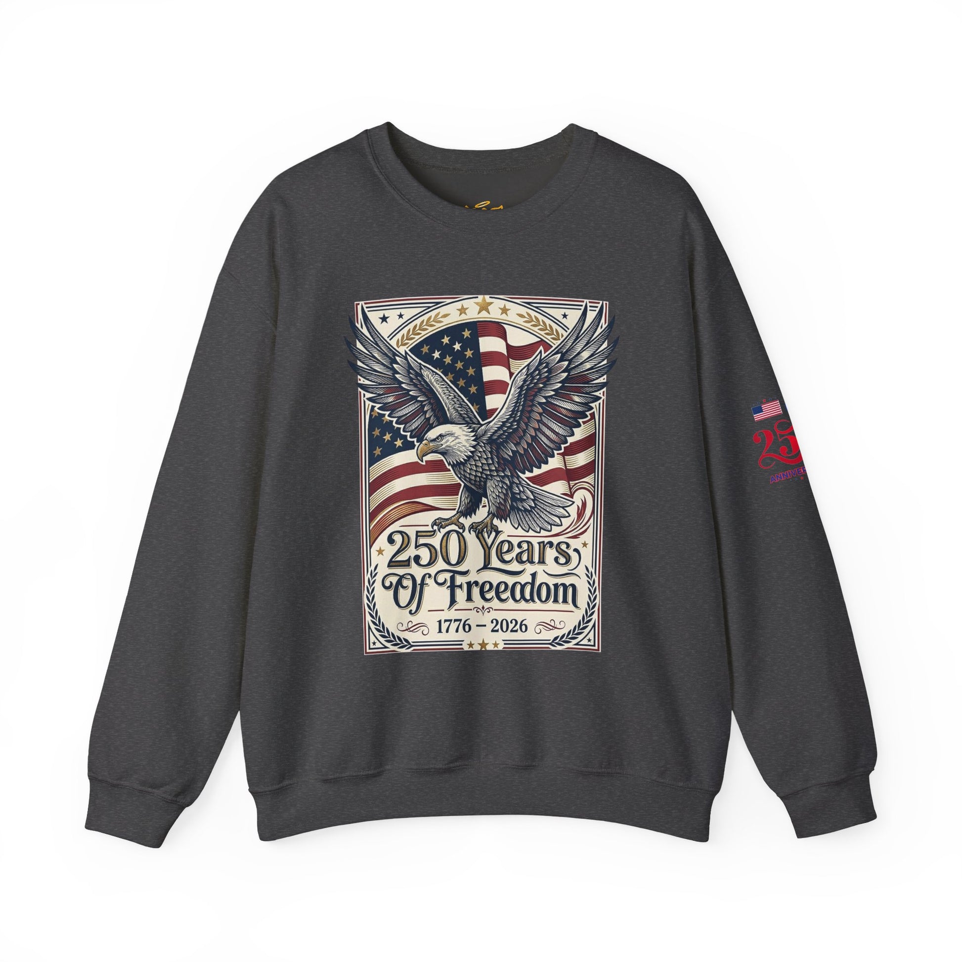 USA 250th ANNIVERSARY Crewneck Sweatshirt — America 250 Years of Freedom Sweatshirt - Trending Novelties & Gifts