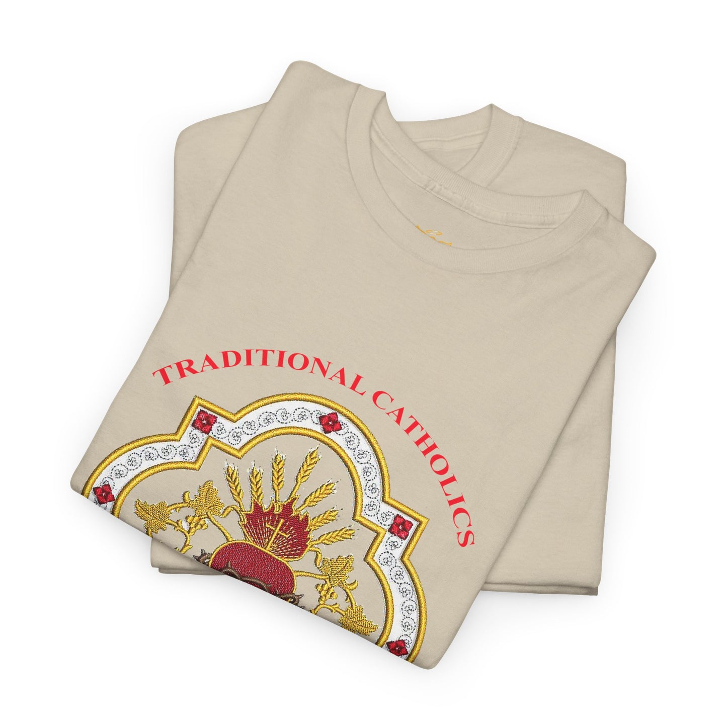 Sacred Heart Catholic Tee — Traditional Devotional Graphic T-Shirt (CT)