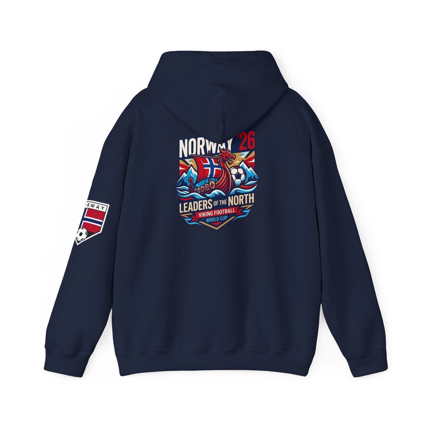 Norway '26 Leaders of the North Hoodie — Norwegian Soccer Fan Pullover