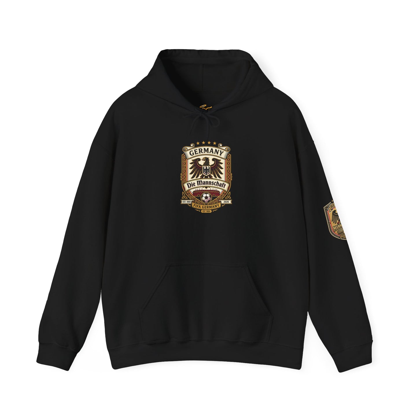 Germany Soccer Die Mannschaft Crest Hoodie – Vintage Germany Soccer Crest Pullover