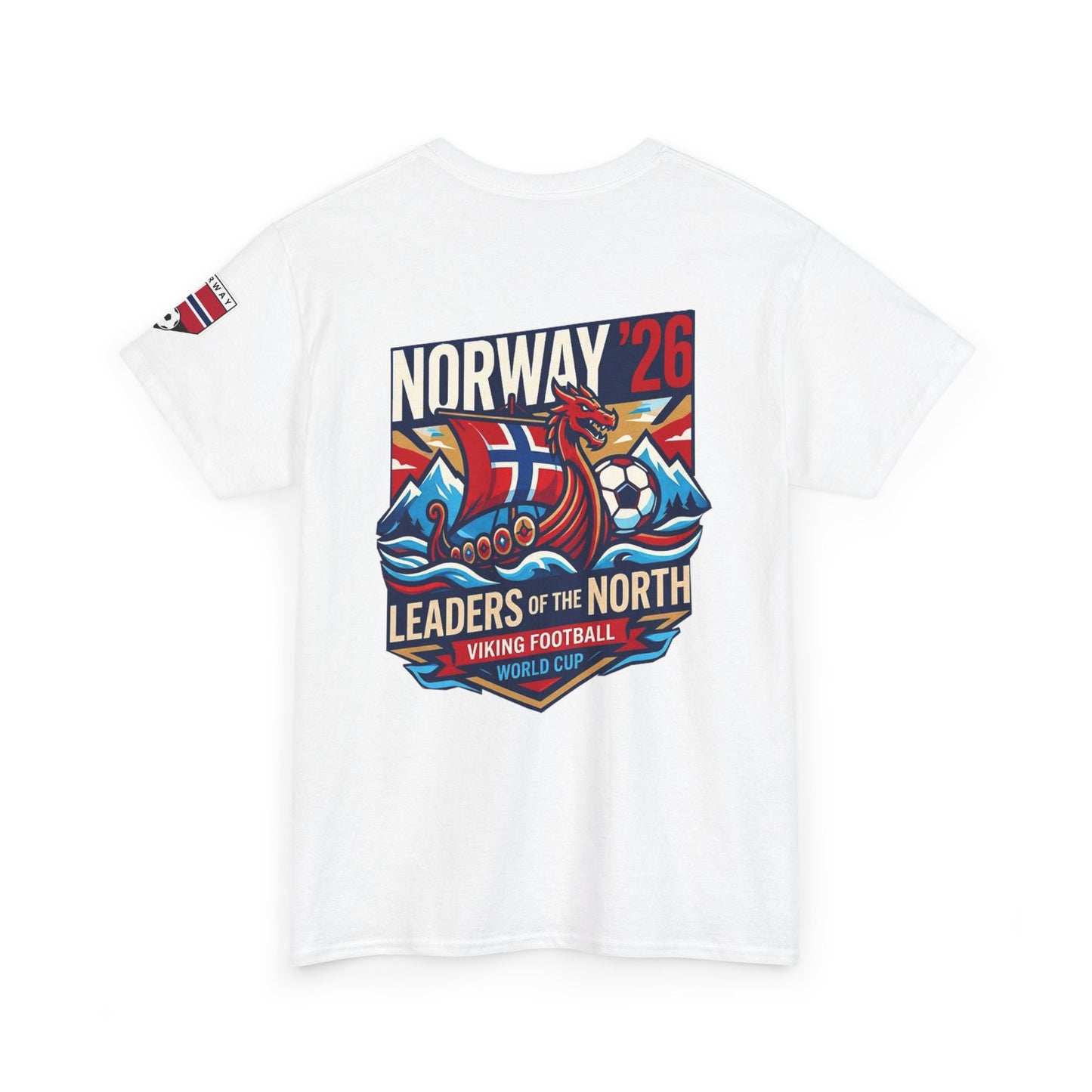 Leaders of the North: Norway '26 Soccer Fan Tee