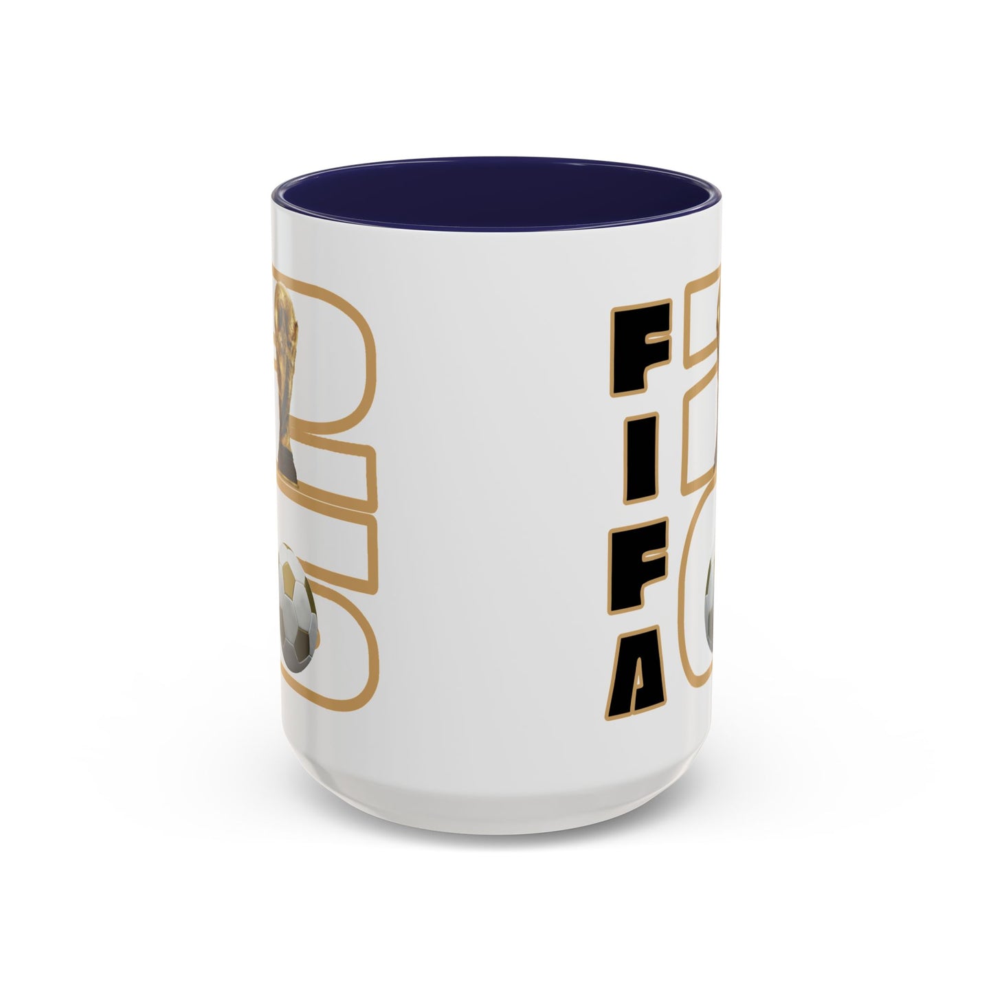 FIFA World Cup '26 Coffee Mug — Soccer Trophy & Ball Graphic 11/15oz