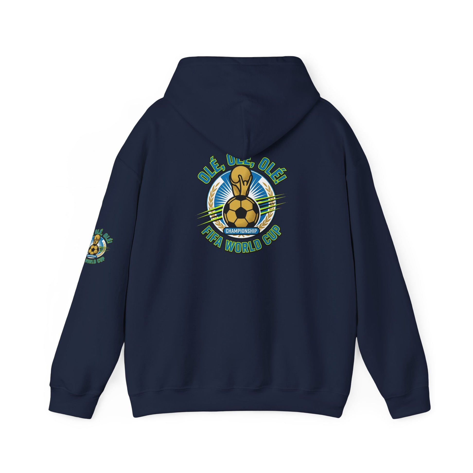 Soccer Champions Graphic Hoodie — World Cup Vintage Trophy Design Hoodie - Trending Novelties & Gifts