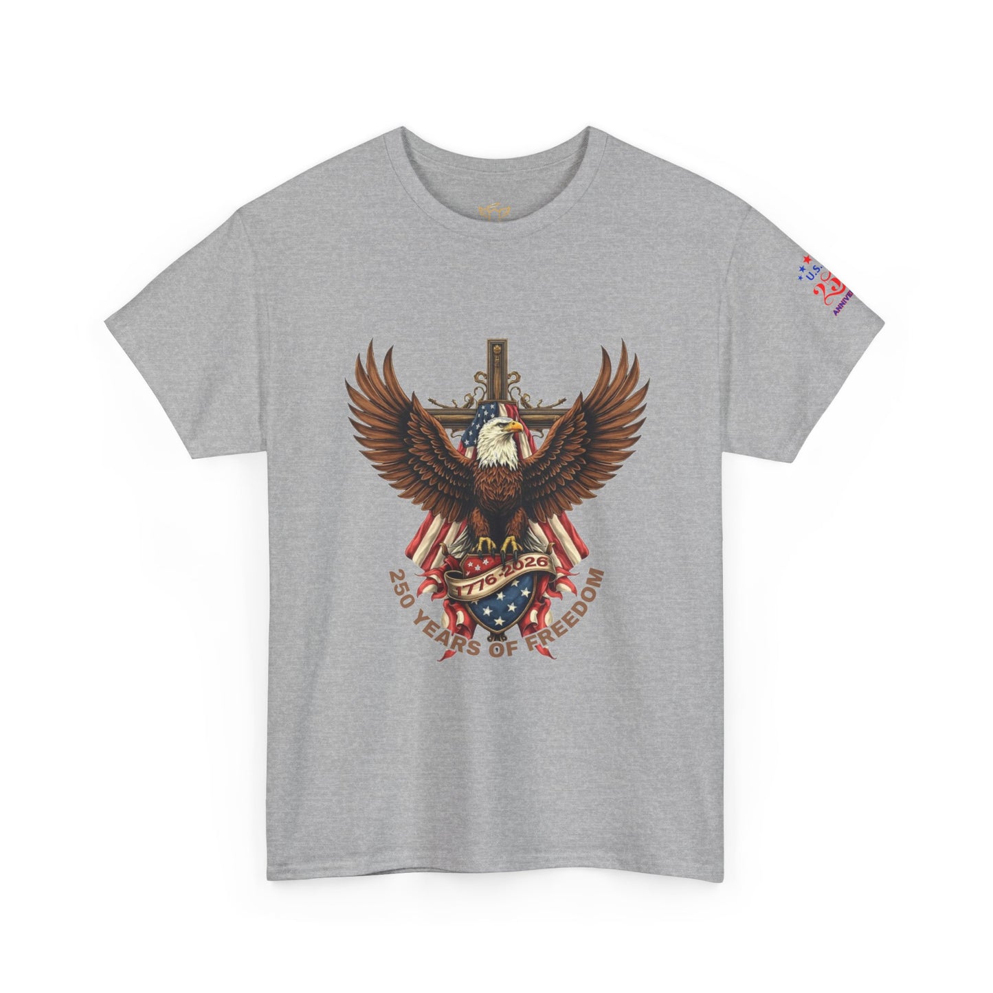 Patriotic Eagle Tee — 250 Years of Freedom Graphic T‑Shirt (USA 250th)